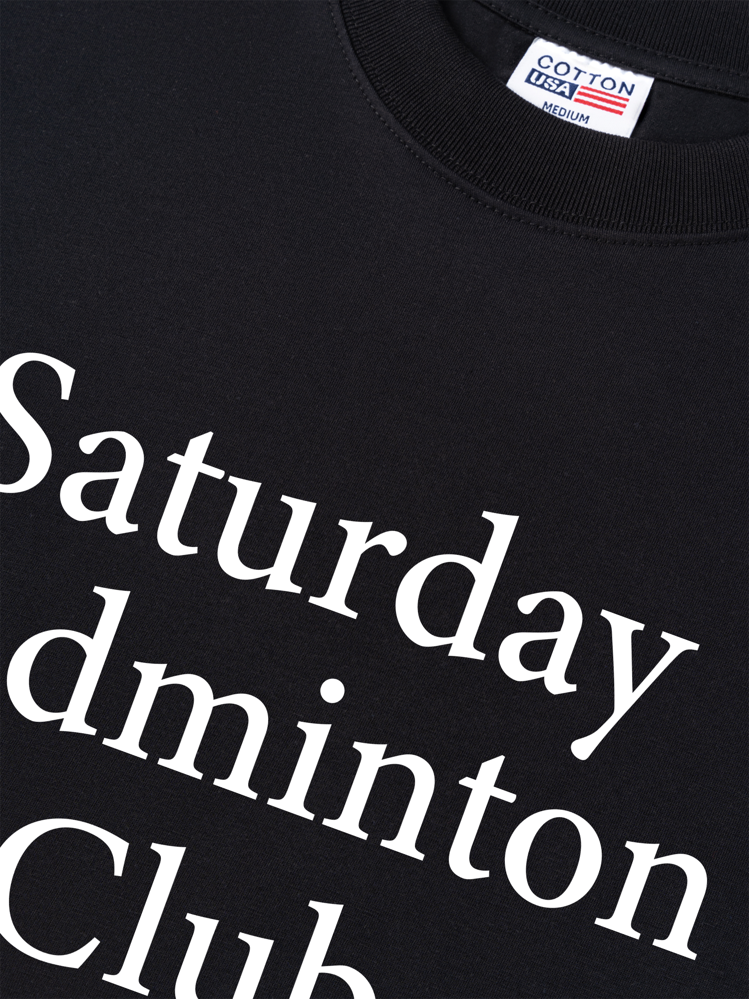 Áo Thun Relaxed Fit Saturday Badminton Club