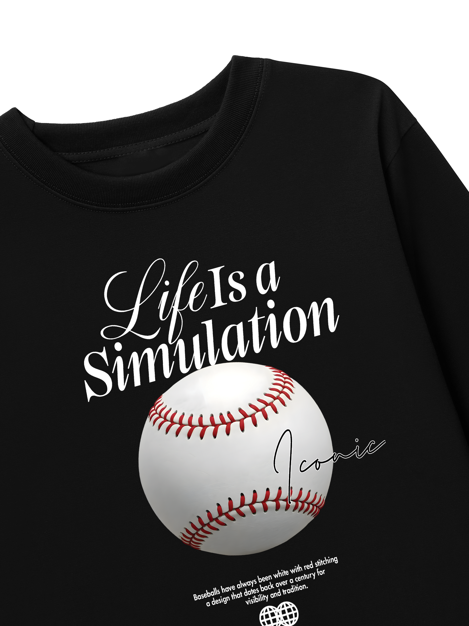 Áo Thun Dài Tay Baseball Simulation