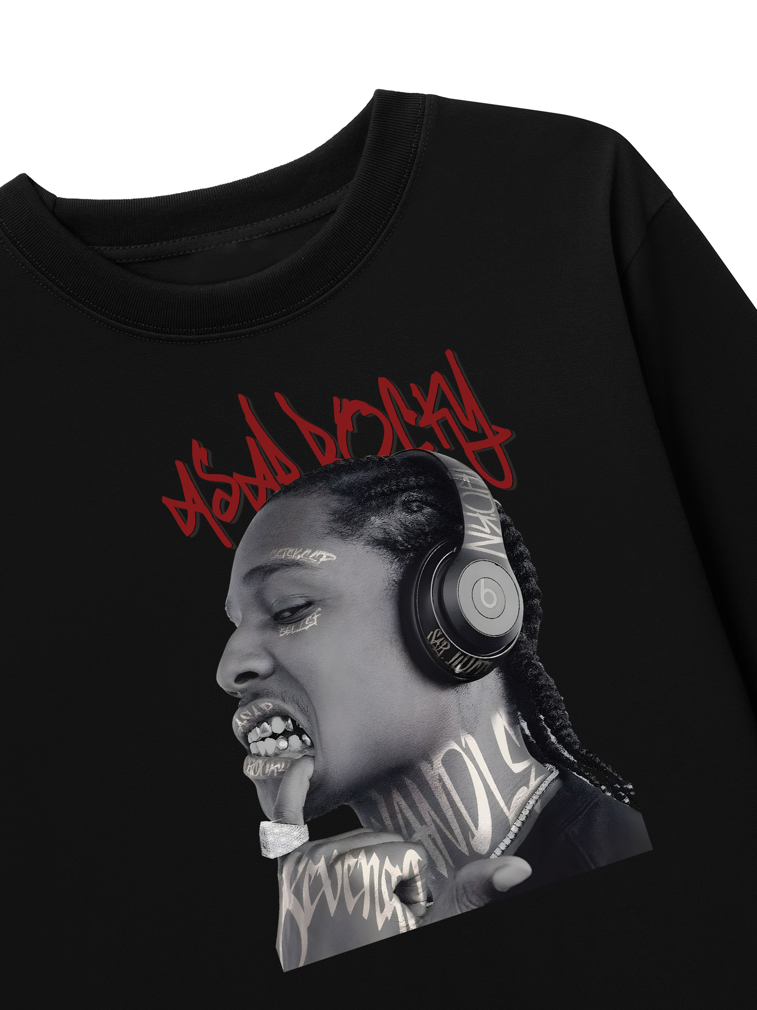 Áo Thun Dài Tay A$AP Rocky Graphic