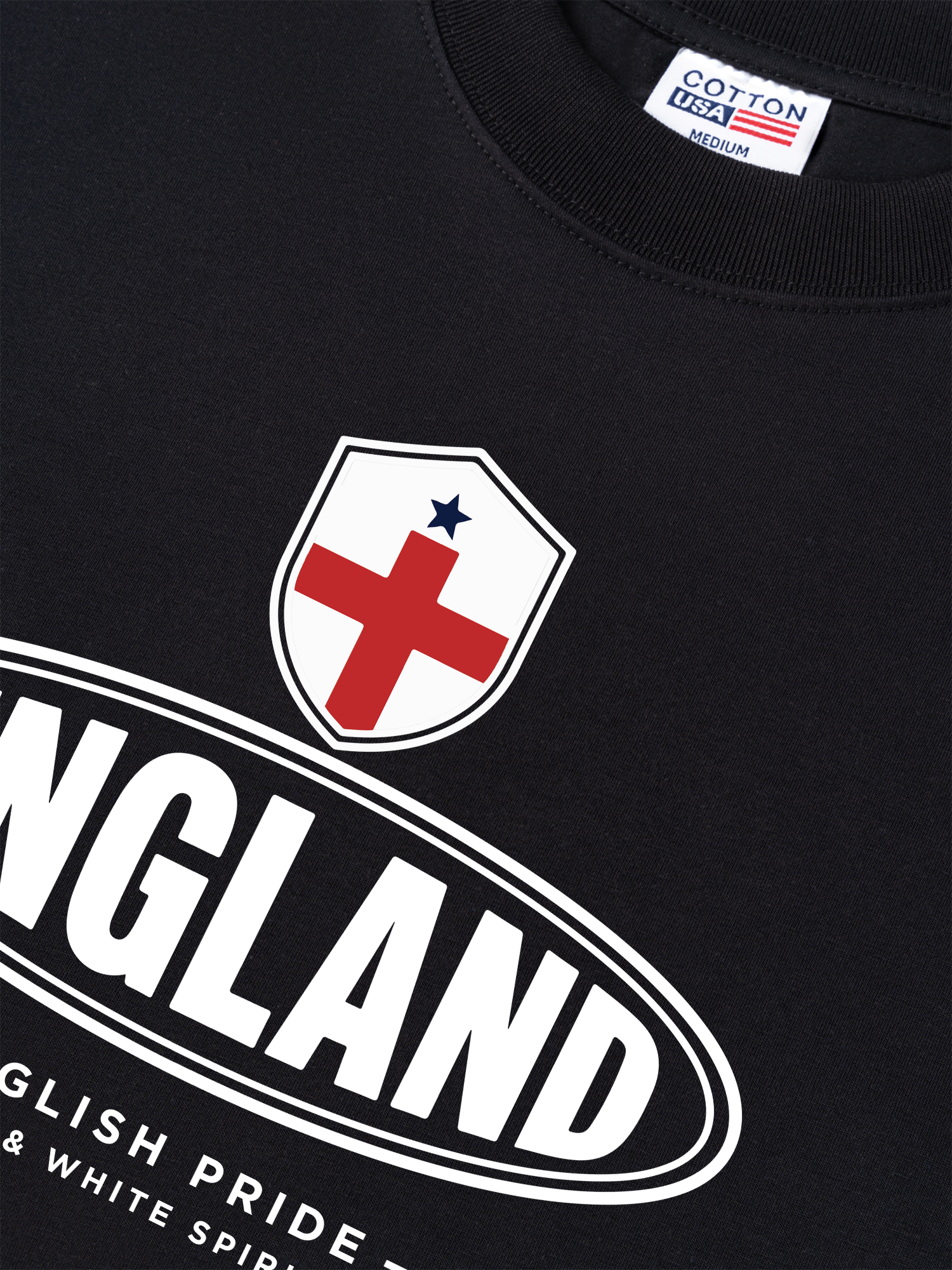 Áo Thun Relaxed Fit Soccer England Red White Spirit