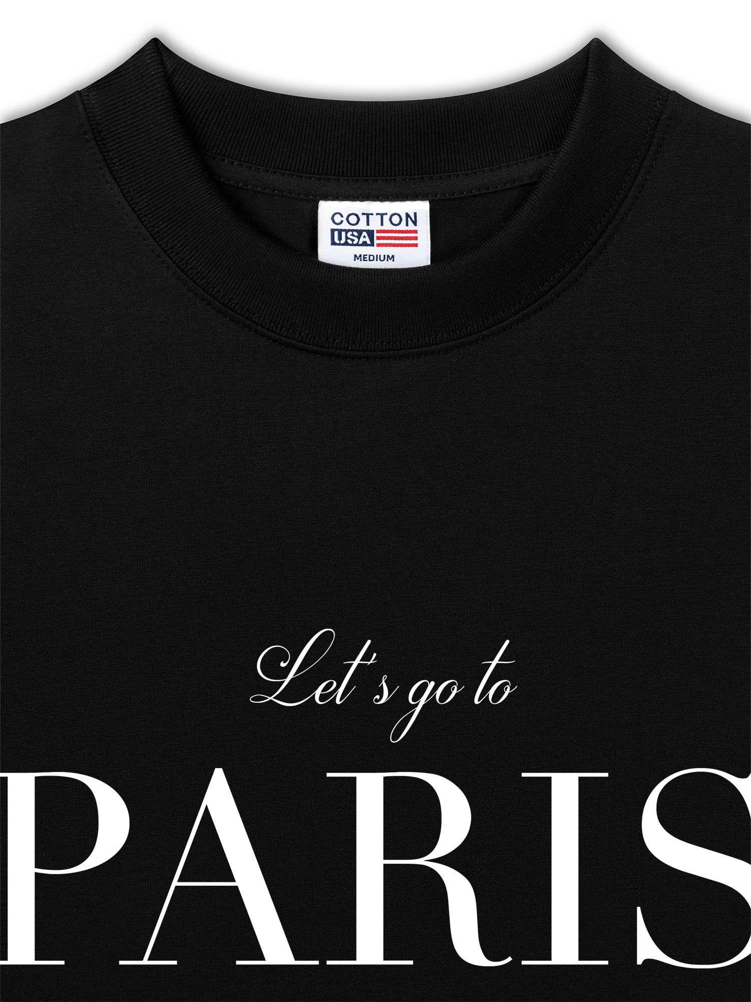 Áo Thun Relaxed Fit City Let's go to Paris