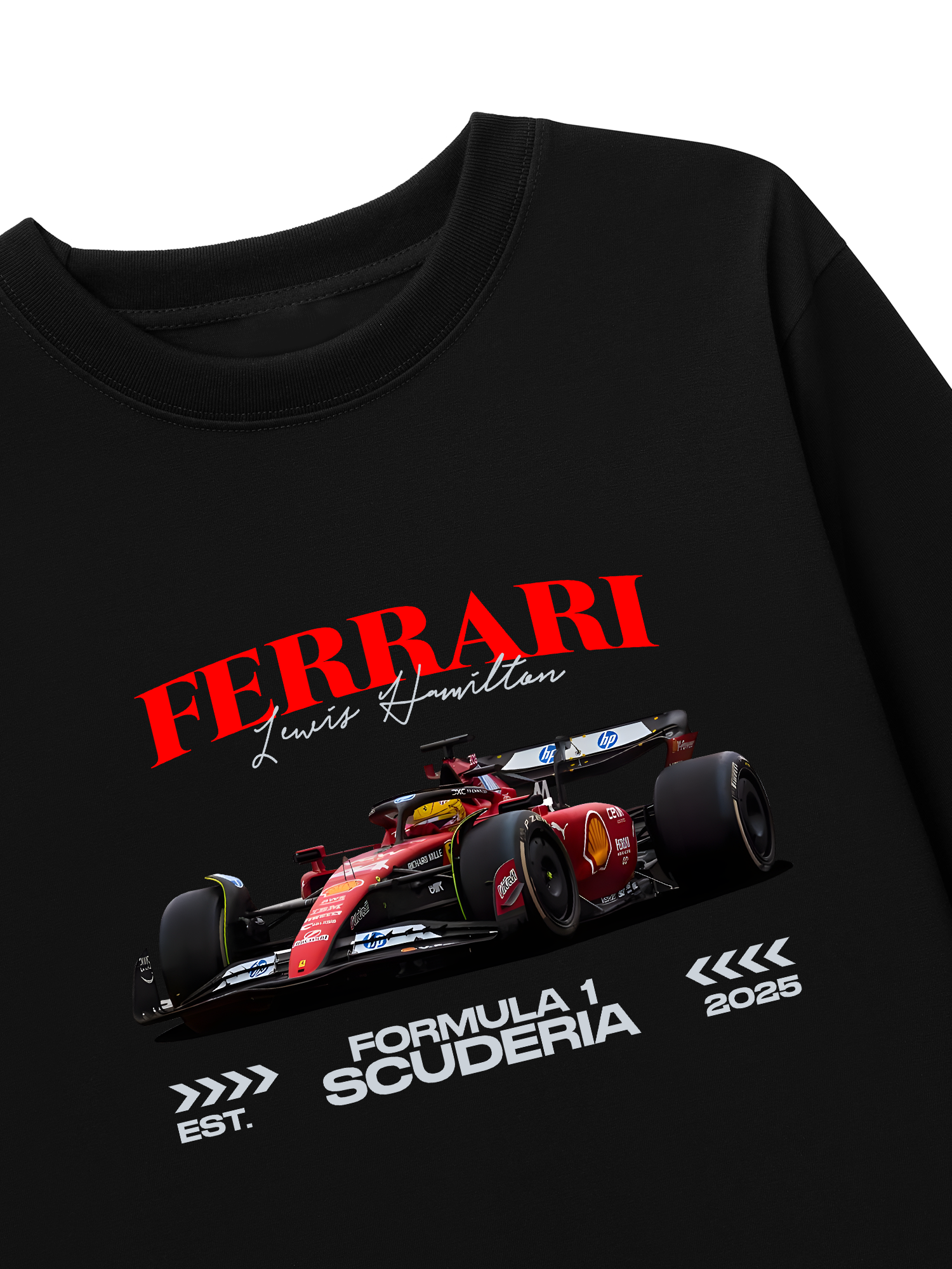 Áo Thun Dài Tay Ferrari Formula 1 Scuderia