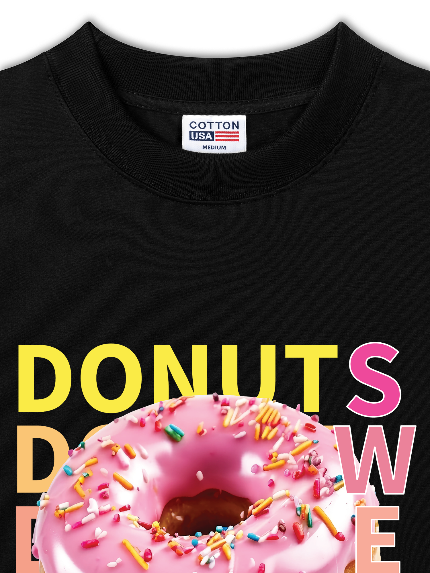 Áo Thun Relaxed Fit Yummy Mood Sweet Donut