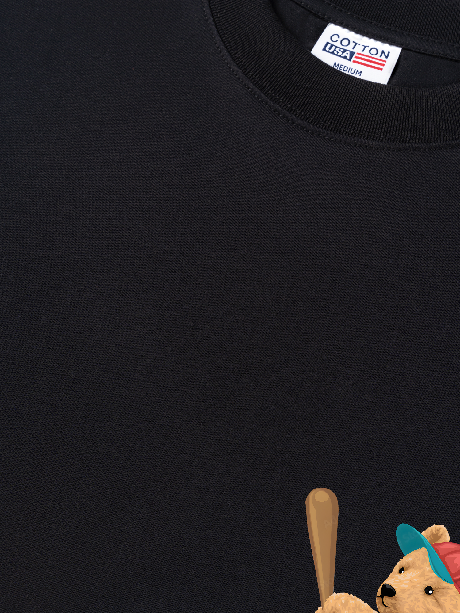 Áo Thun Relaxed Fit Baseball Home Run Teddy Bear