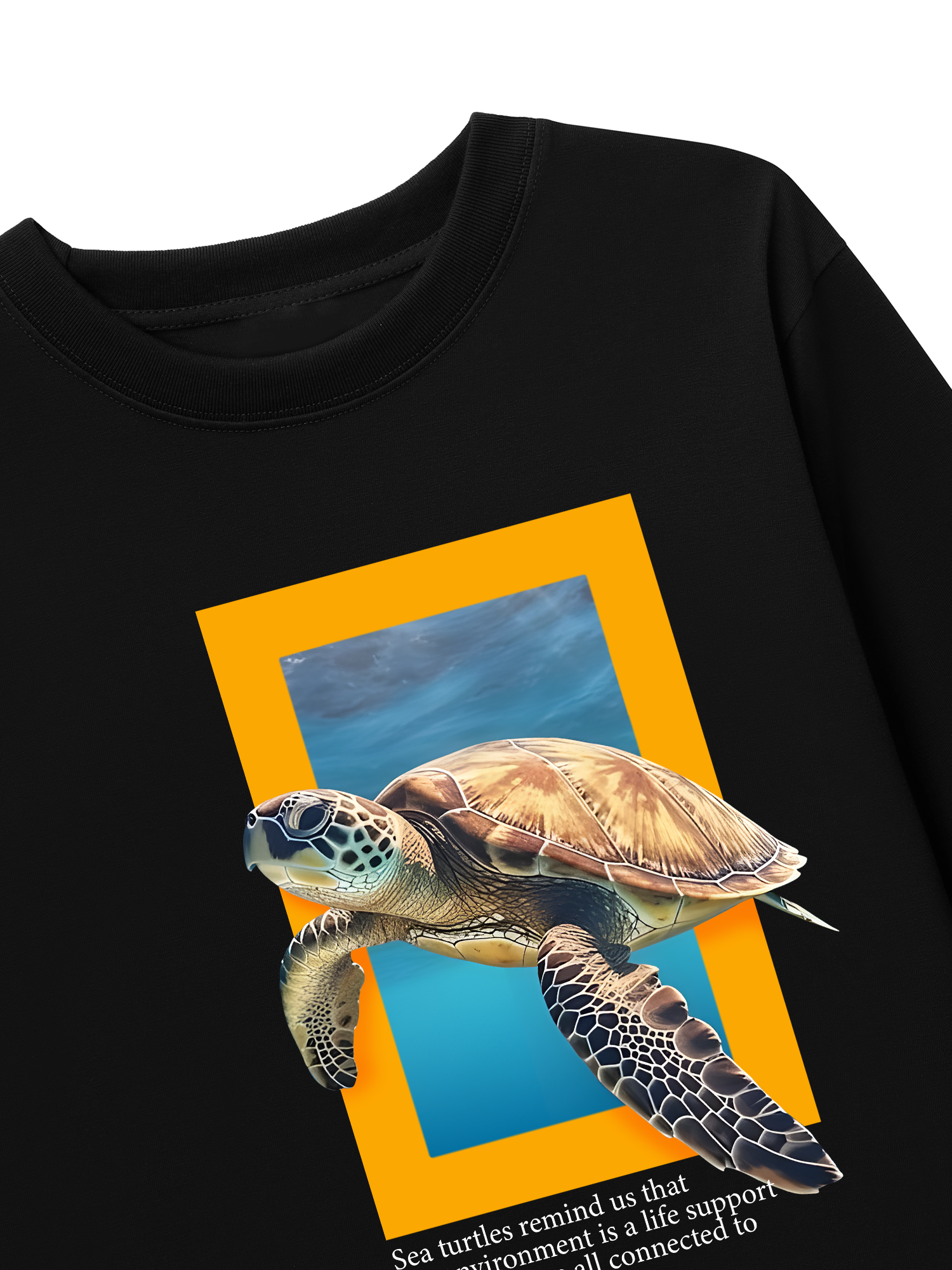 Áo Thun Dài Tay Wild Life Sea Turtles Remind