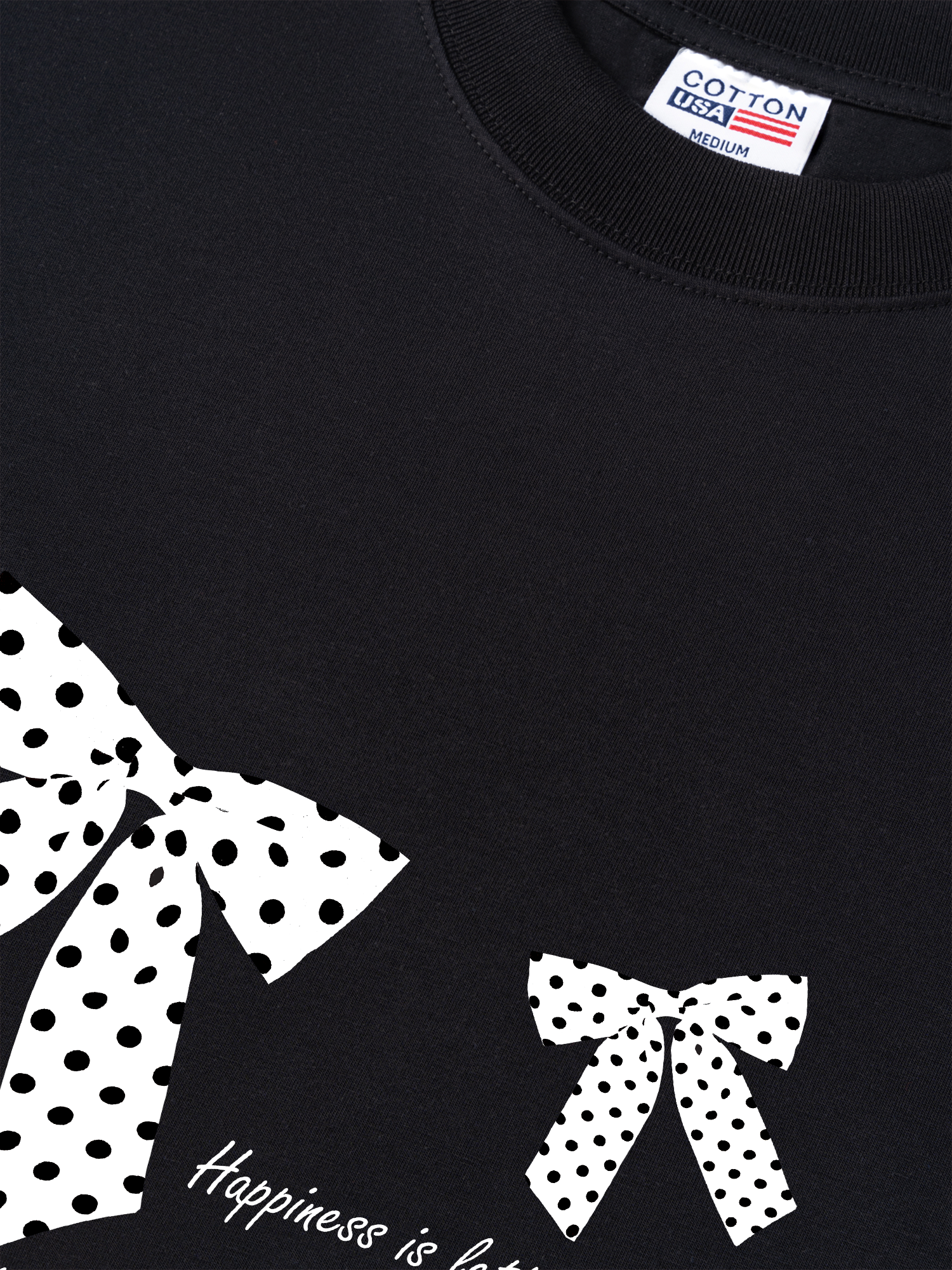 Áo Thun Relaxed Fit Dotty Mood Lovely Bloom Ribbon