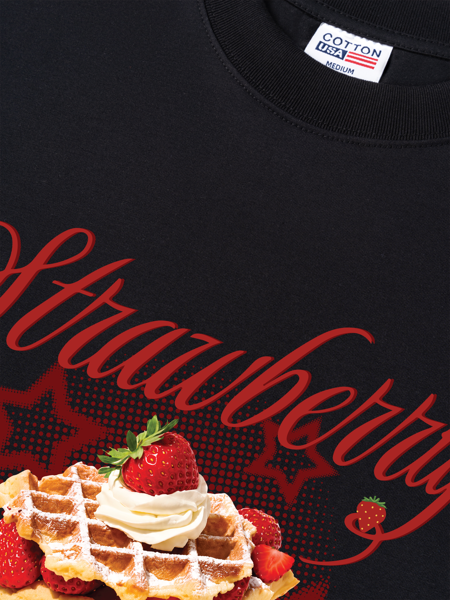 Áo Thun Relaxed Fit Strawberry With Star