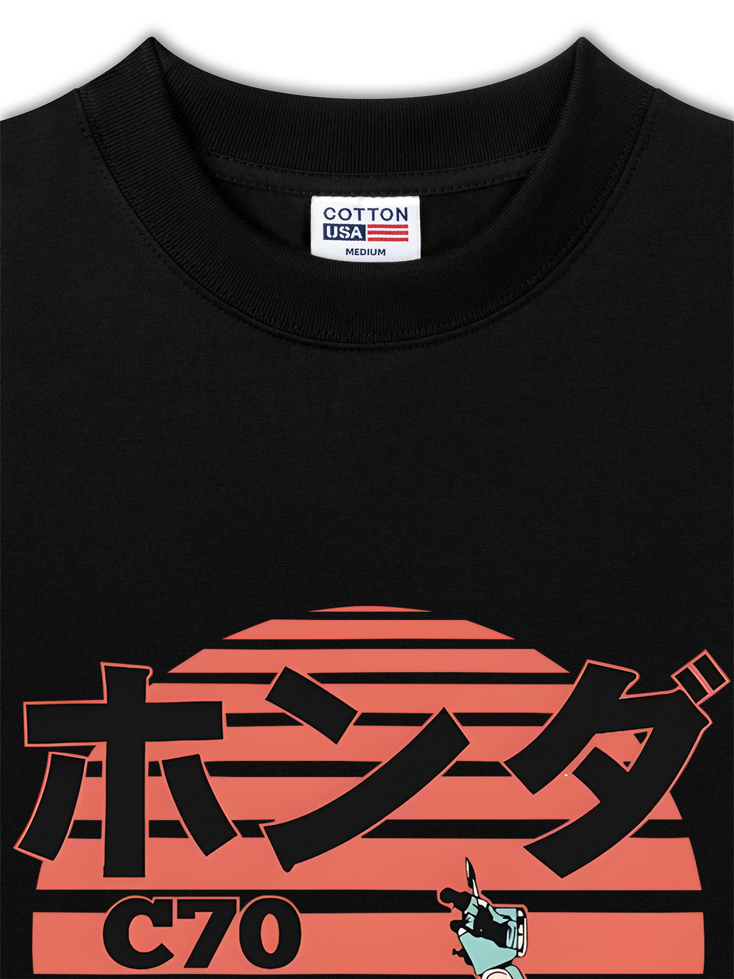 Áo Thun Relaxed Fit Motorbike Honda C70 CLASSIC