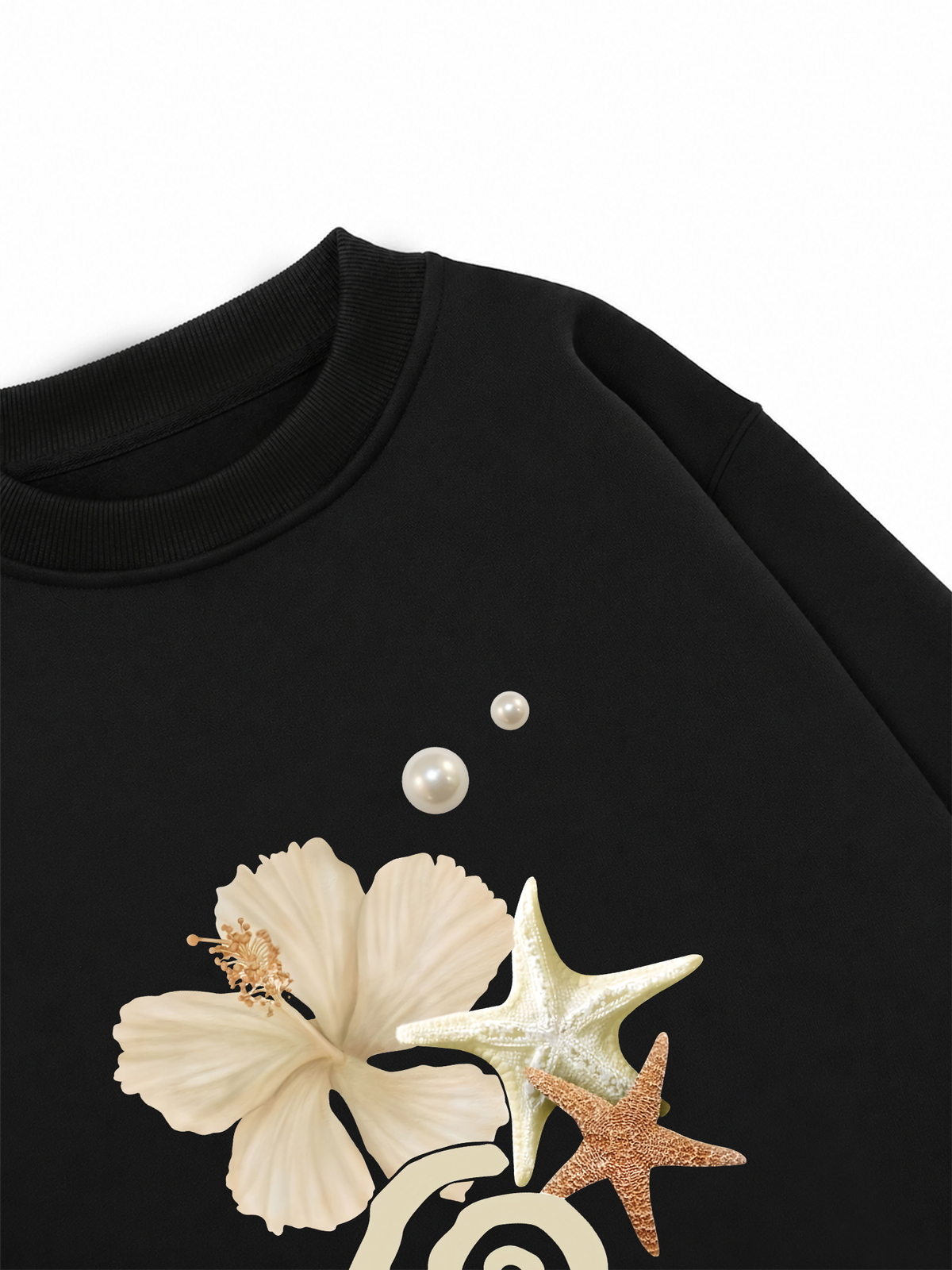 Áo Sweater Nỉ Hai Da Tropical Pearl Coast