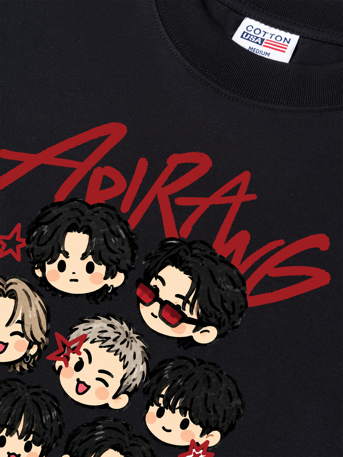 Áo Thun Relaxed Fit BTS Chibi cute