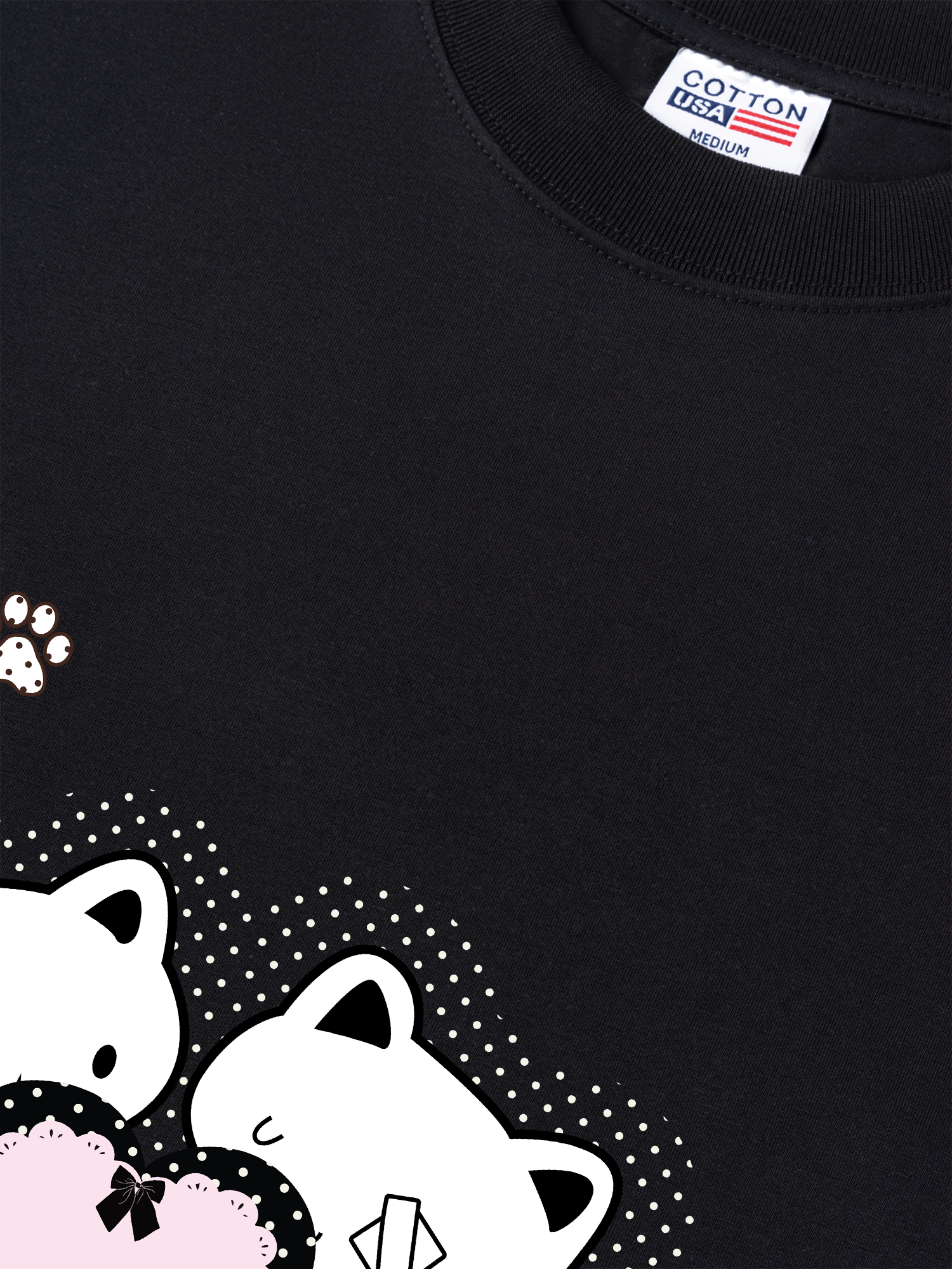 Áo Thun Relaxed Fit Dotty Mood Starlight Kitty Care PT0090PT
