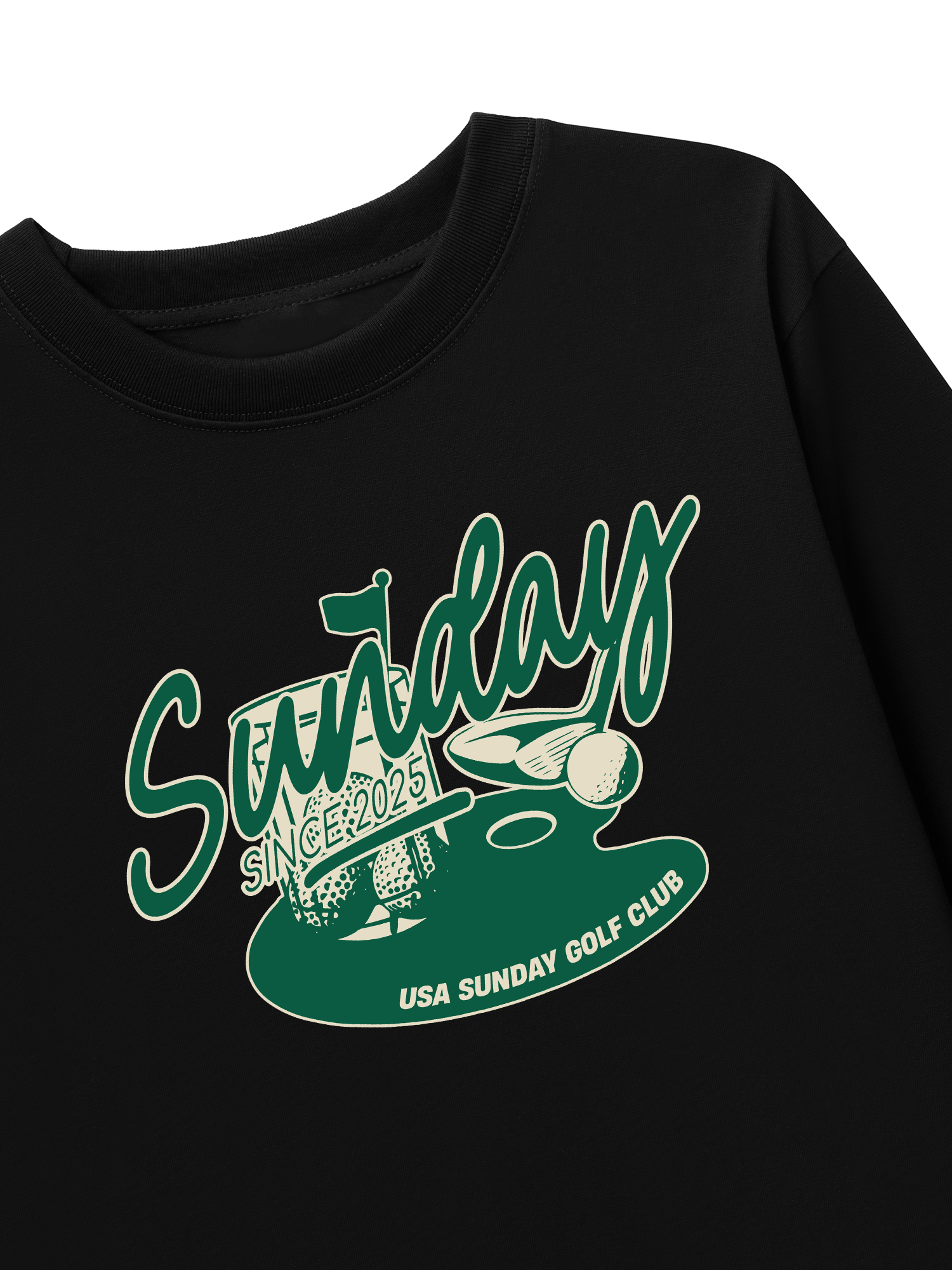 Áo Thun Dài Tay Golf USA Sunday Club