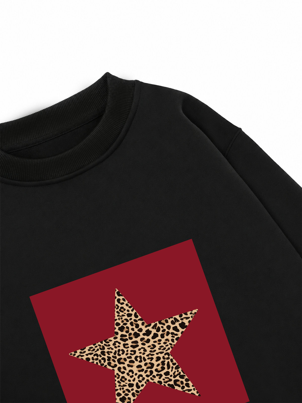 Áo Sweater Nỉ Hai Da Urban Leopard Star