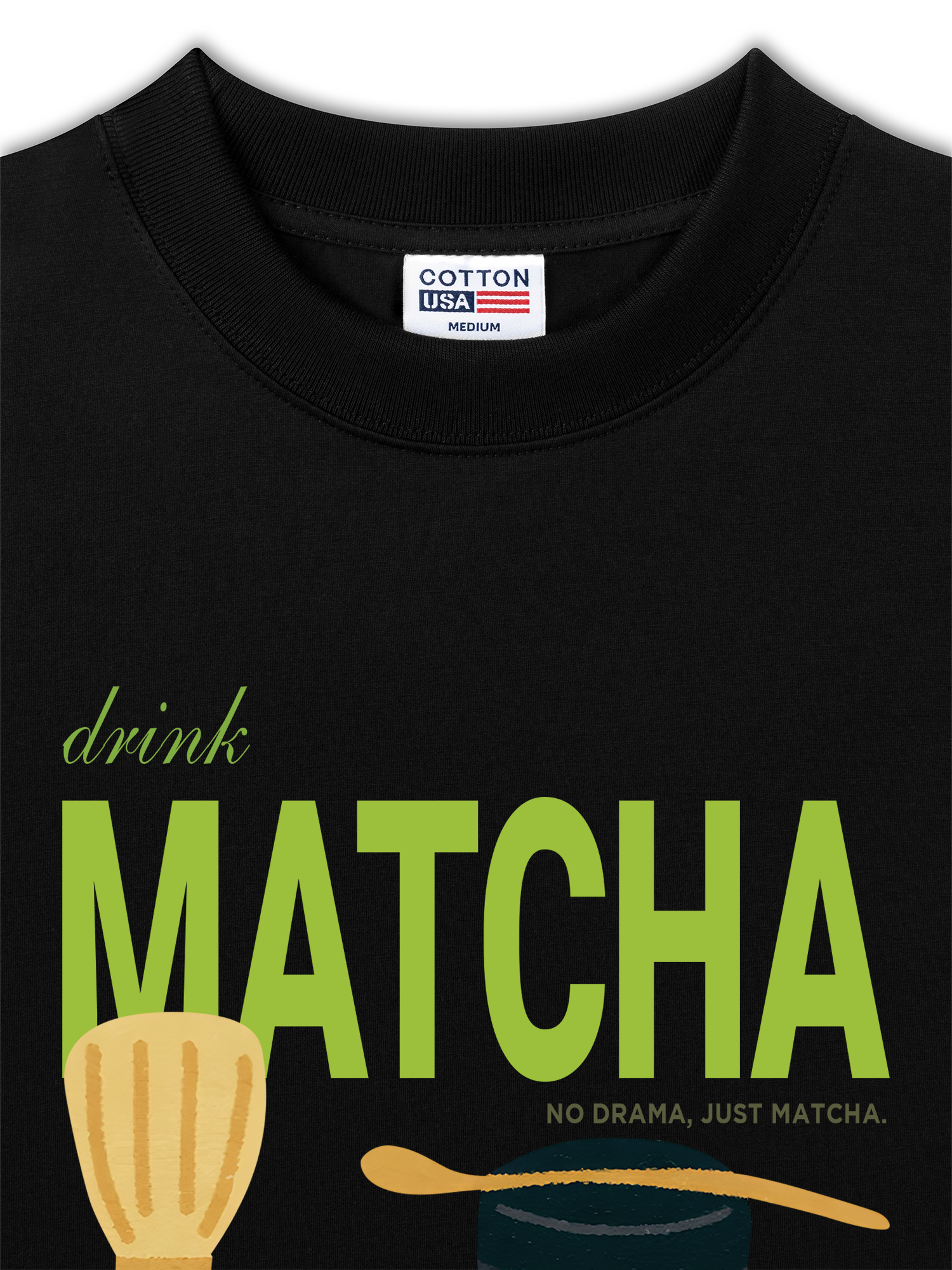 Áo Thun Relaxed Fit Daily Cup Drink Matcha