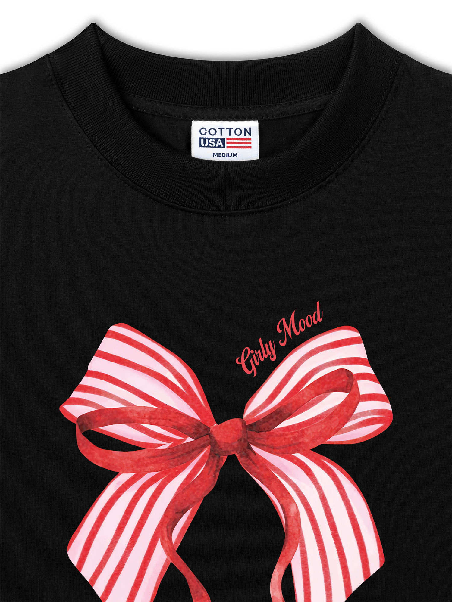 Áo Thun Relaxed Fit Pink Ribbon