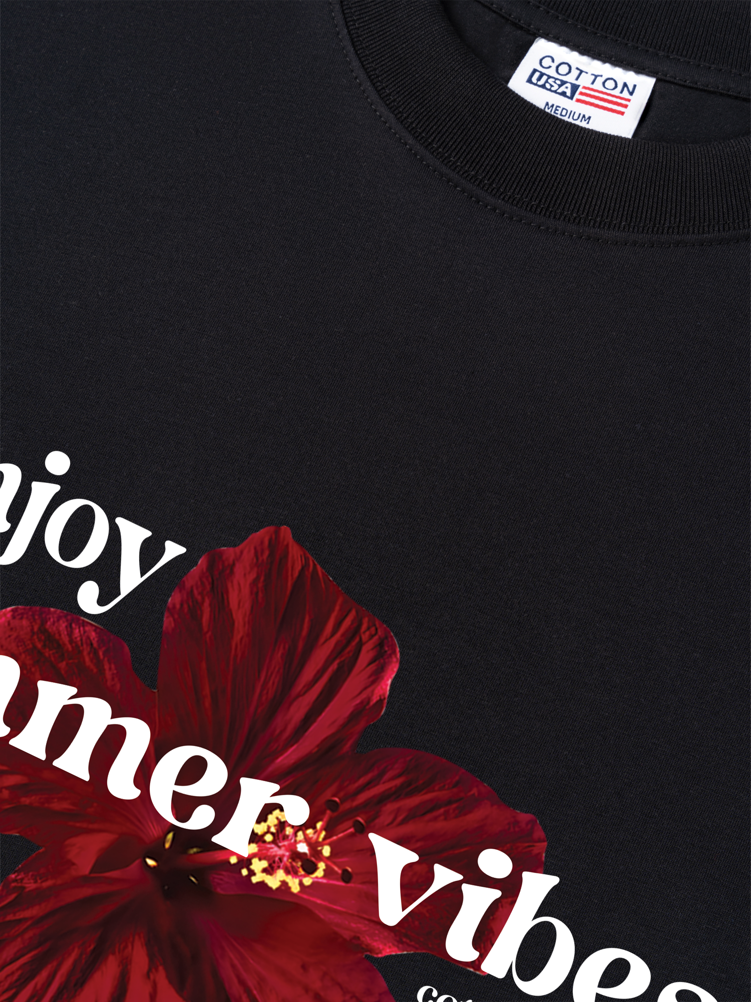 Áo Thun Relaxed Fit Floral Enjoy Summer