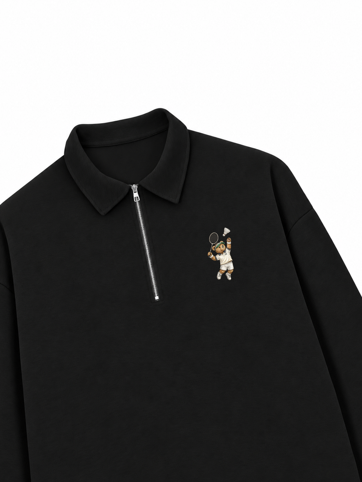 Áo Sweater Polo Nỉ Hai Da Badminton Teddy 88