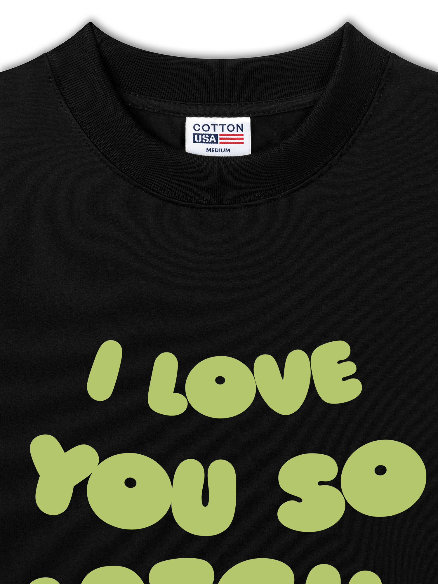 Áo Thun Relaxed Fit Daily Cup I Love You So Matcha