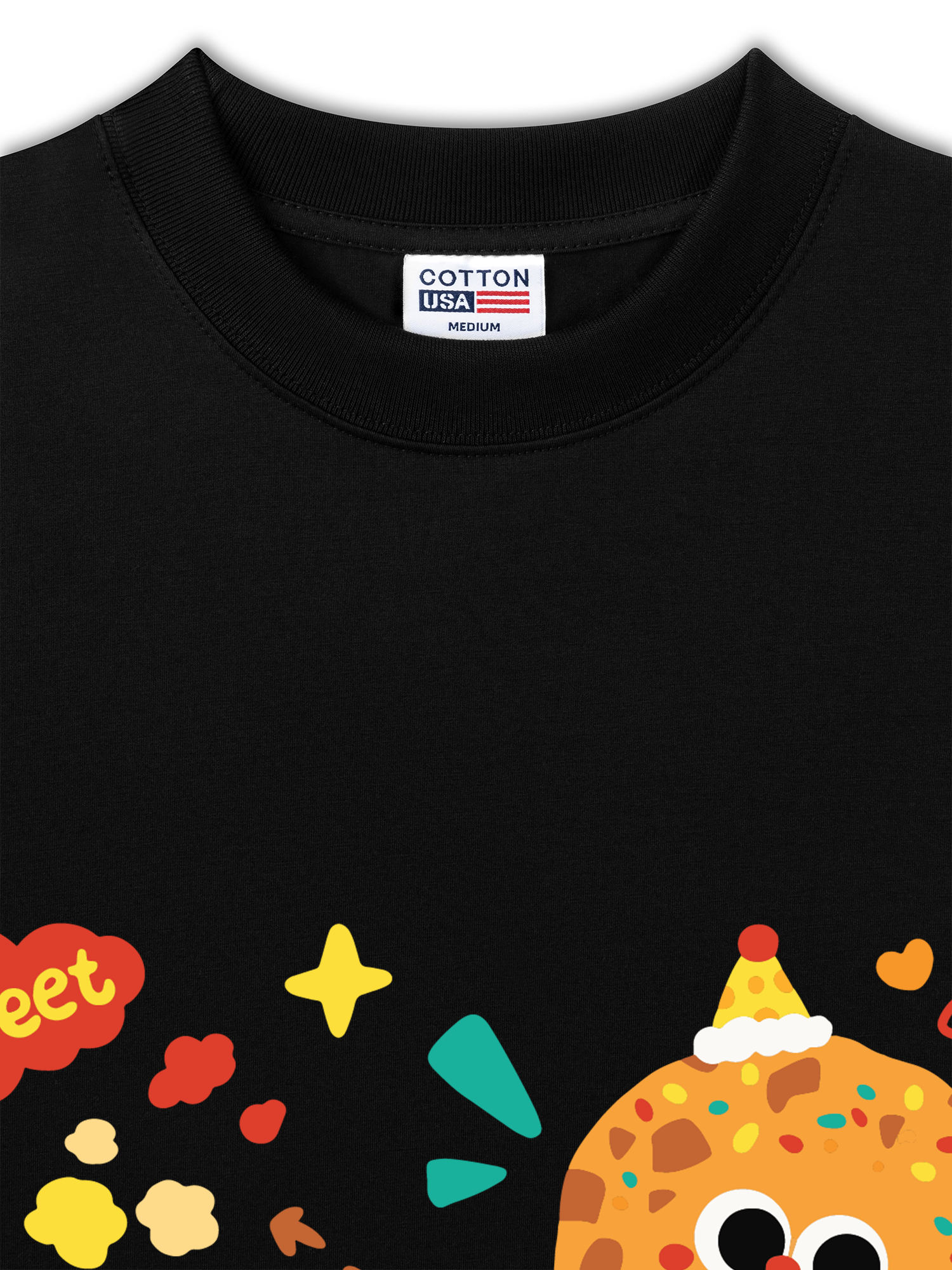 Áo Thun Relaxed Fit Yummy Mood Triple Funny
