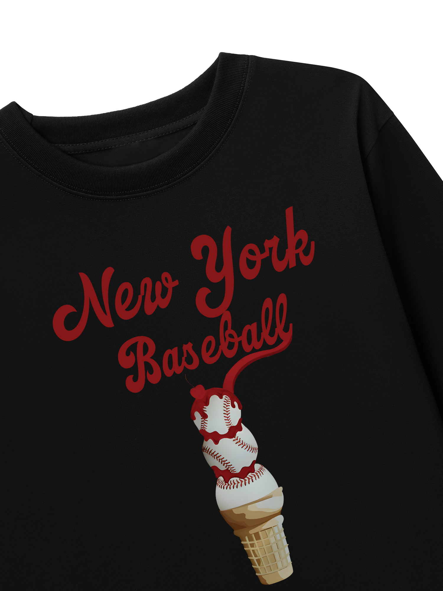 Áo Thun Dài Tay Baseball NewYork Ice Cream