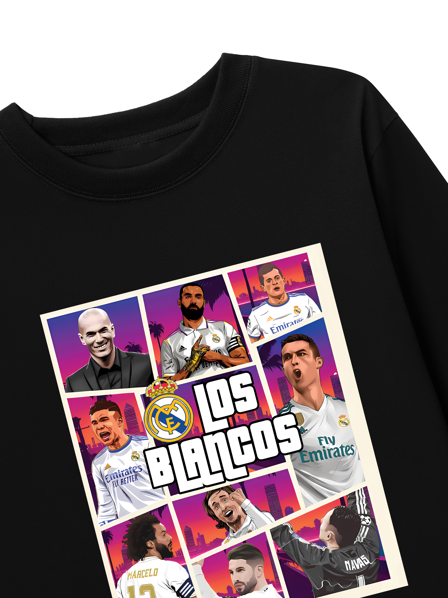 Áo Thun Dài Tay Real Madrid Losblancos