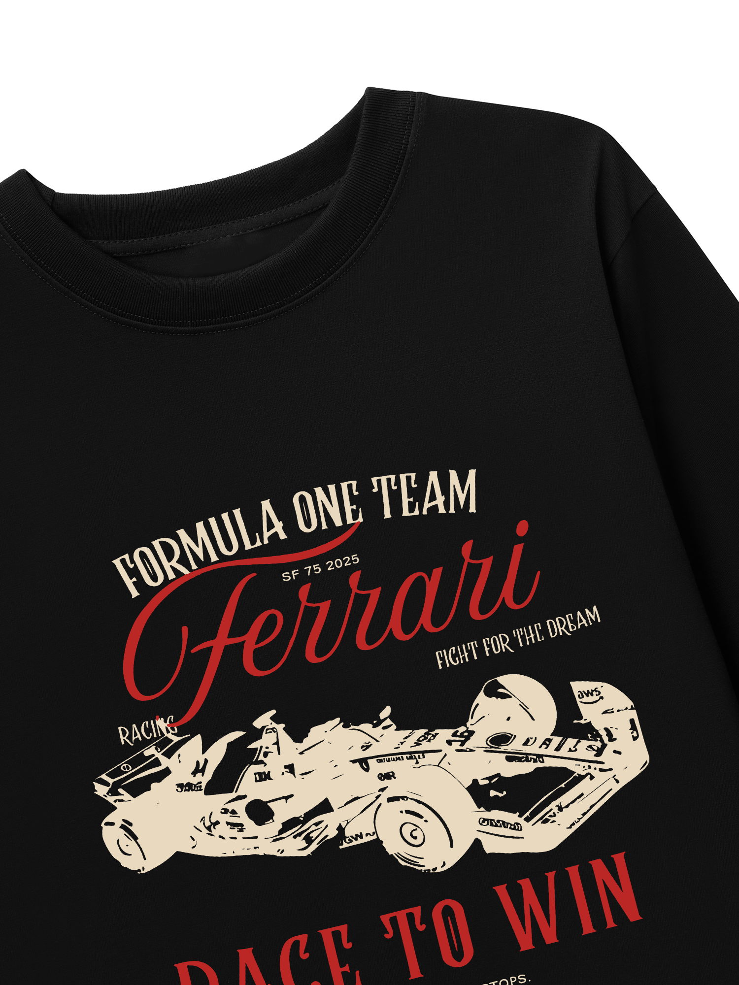 Áo Thun Dài Tay Ferrari Race To Win