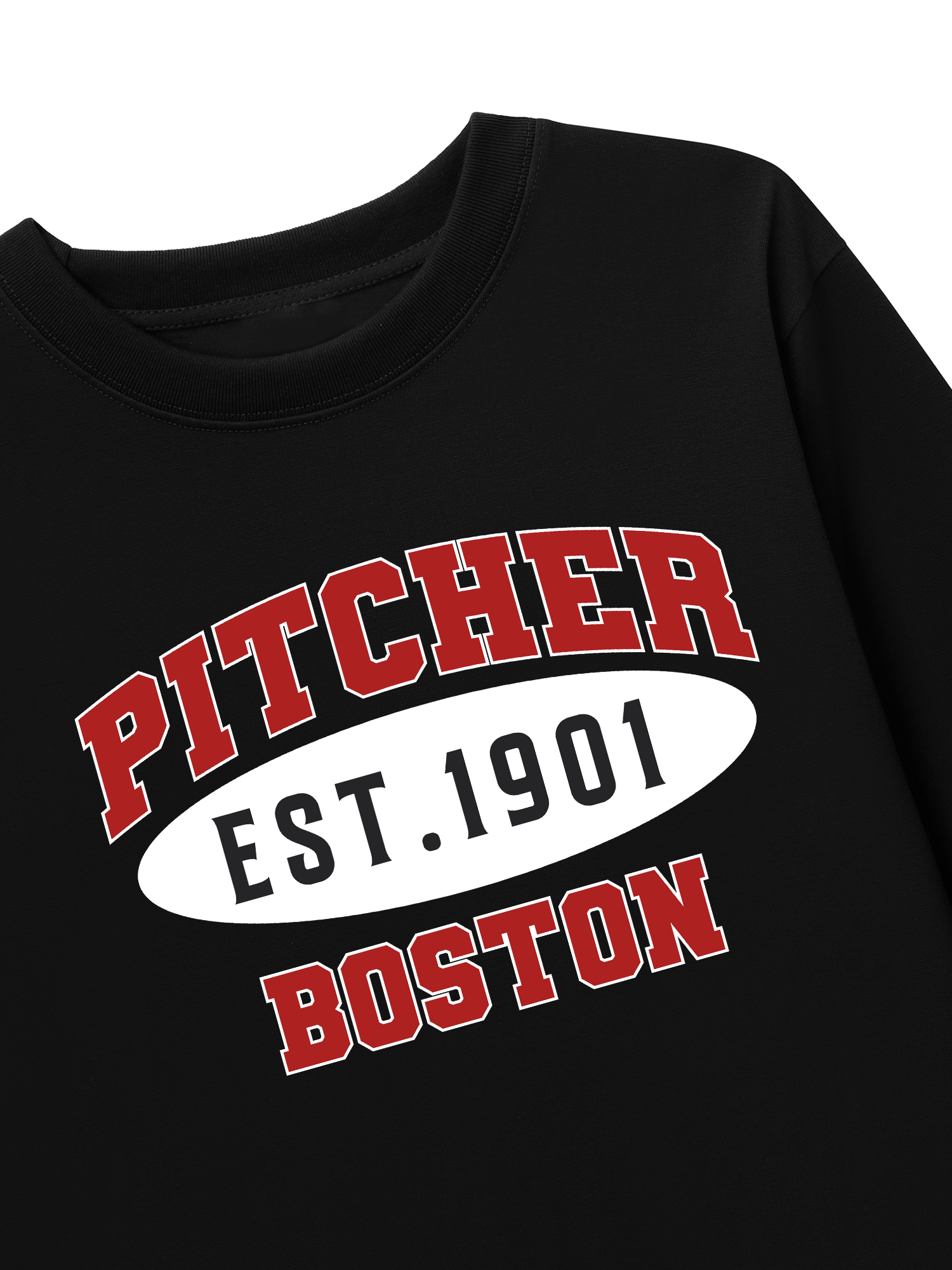 Áo Thun Dài Tay Baseball Pitcher Boston