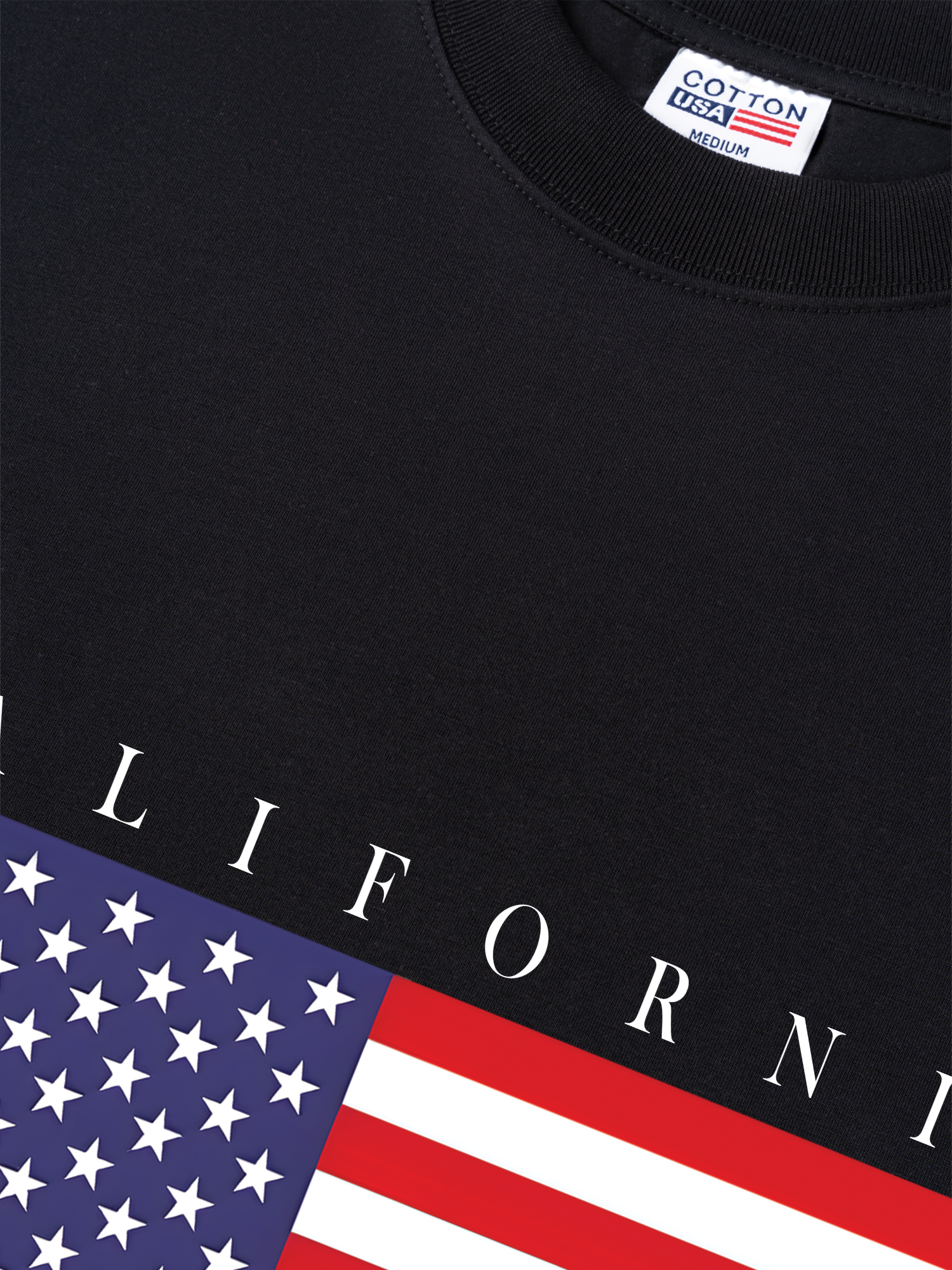 Áo Thun Relaxed Fit USA California Basic Style
