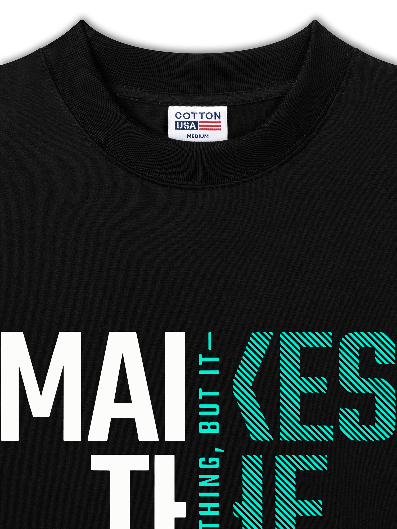 Áo Thun Relaxed Fit Money Motivational Modern Typographic