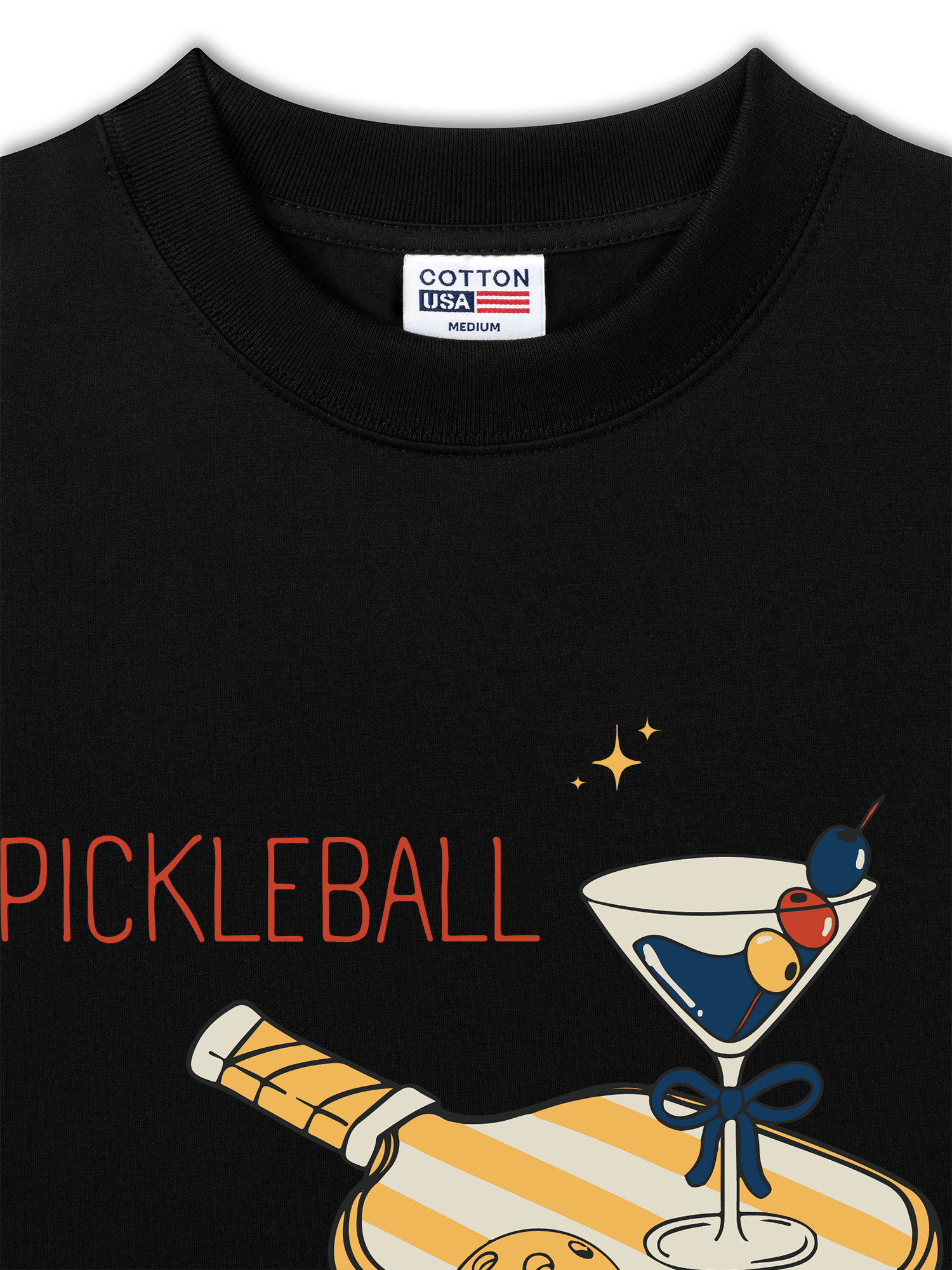 Áo Thun Relaxed Fit Pickleball Cocktail Club