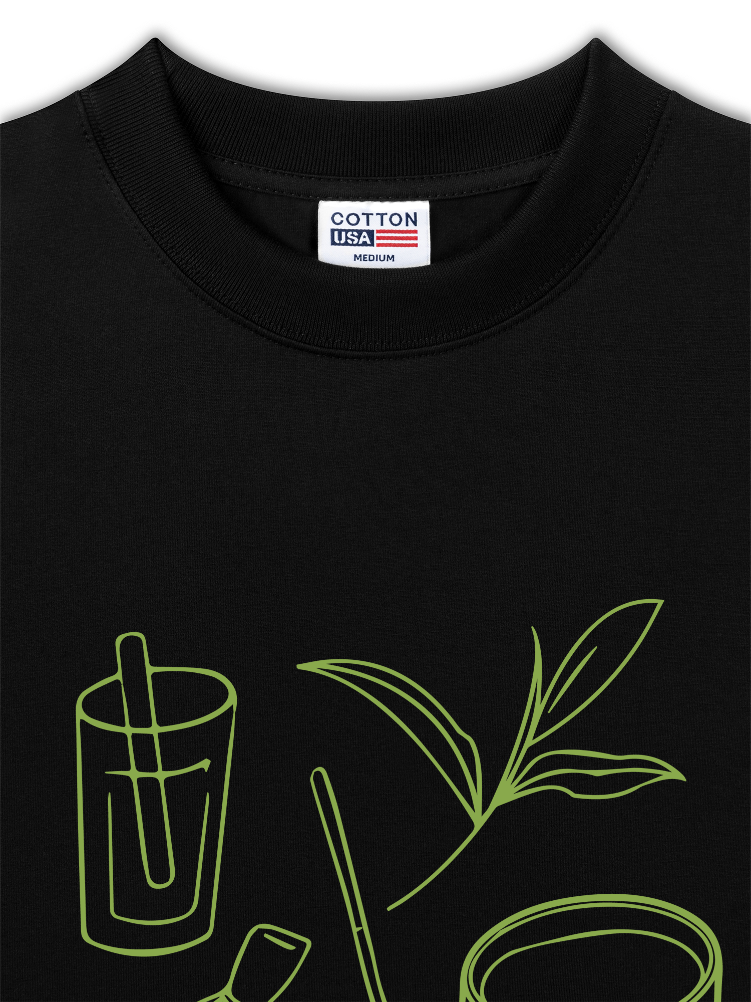 Áo Thun Relaxed Fit Daily Cup Matcha Club