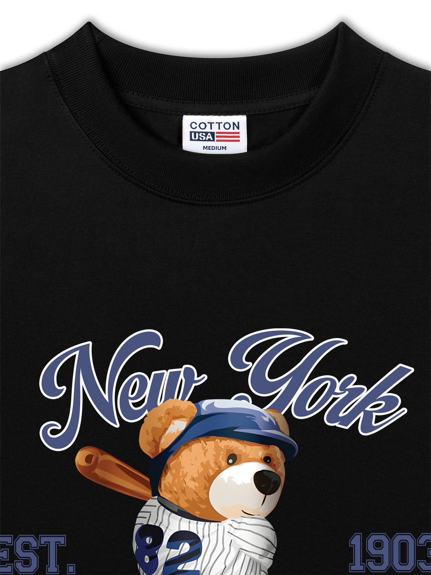 Áo Thun Relaxed Fit New York Baseball
