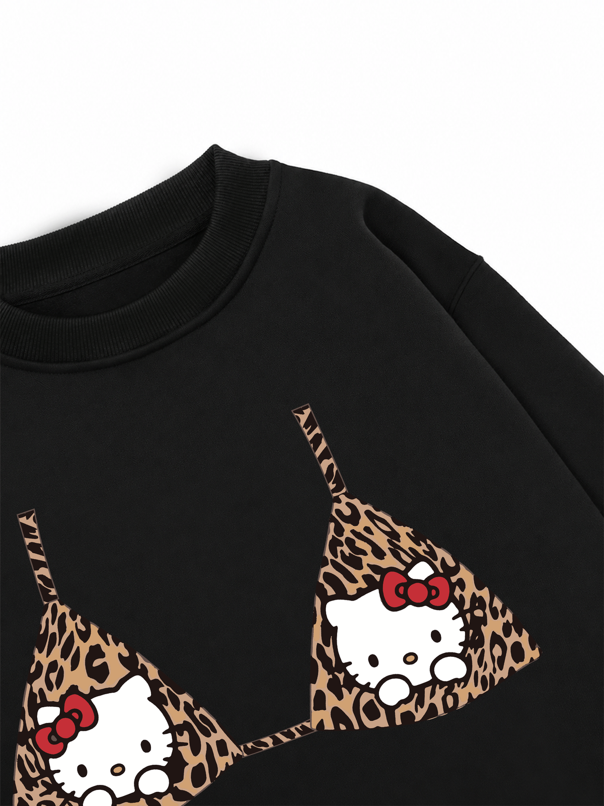 Áo Sweater Nỉ Hai Da Urban Leopard Bikini