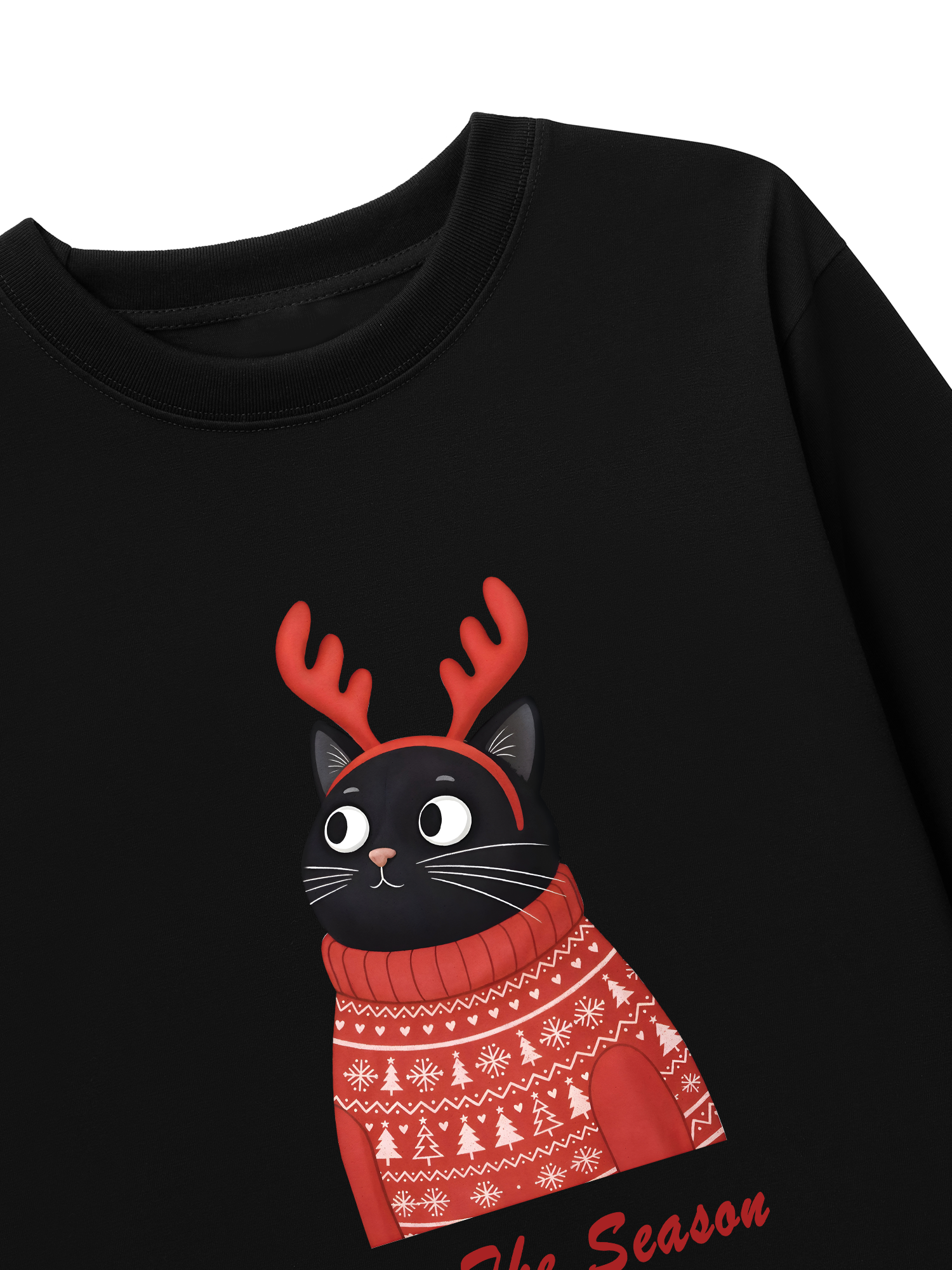 Áo Thun Dài Tay Tis The Season Cat