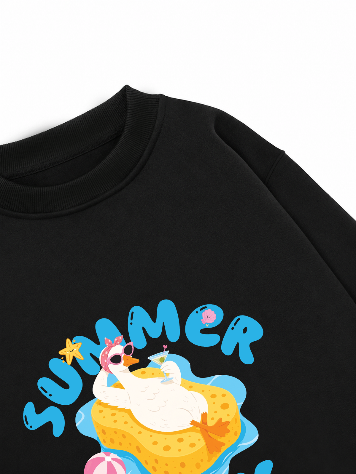 Áo Sweater Nỉ Hai Da Farm Summer Duck