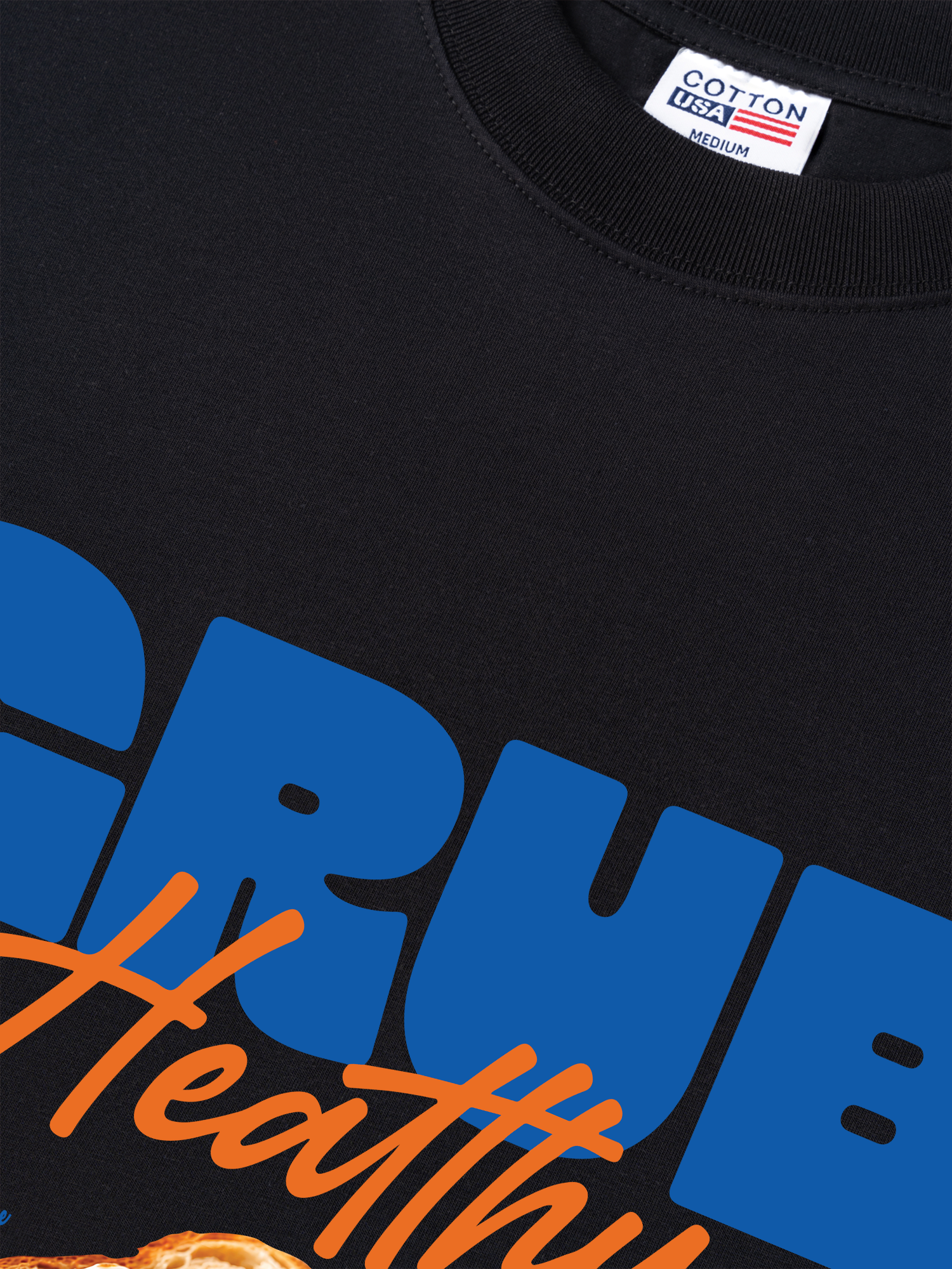 Áo Thun Relaxed Fit Yummy Mood Grub Healthy