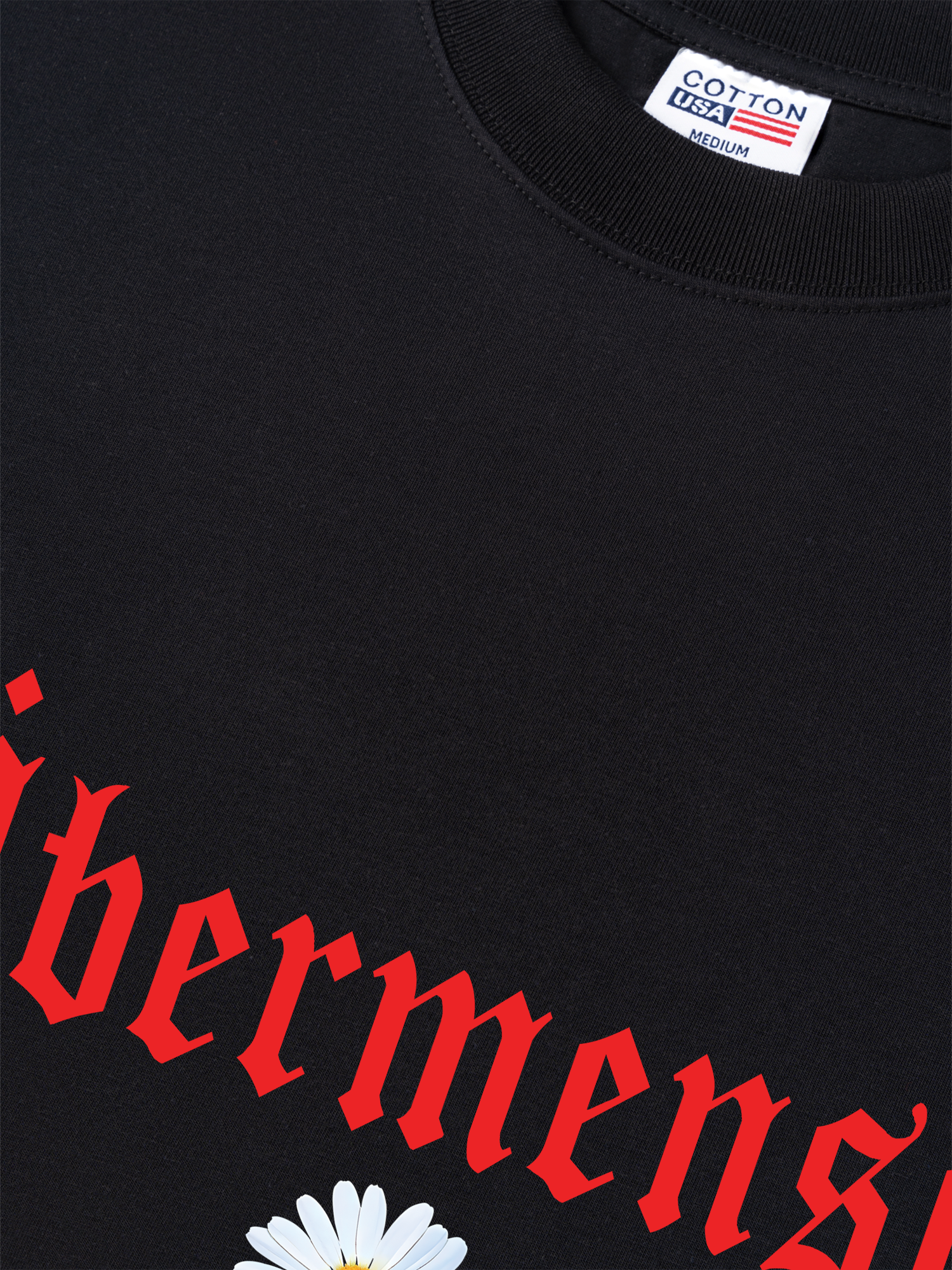 Áo Thun Relaxed Fit Floral With GD Chibi Daisy Flower