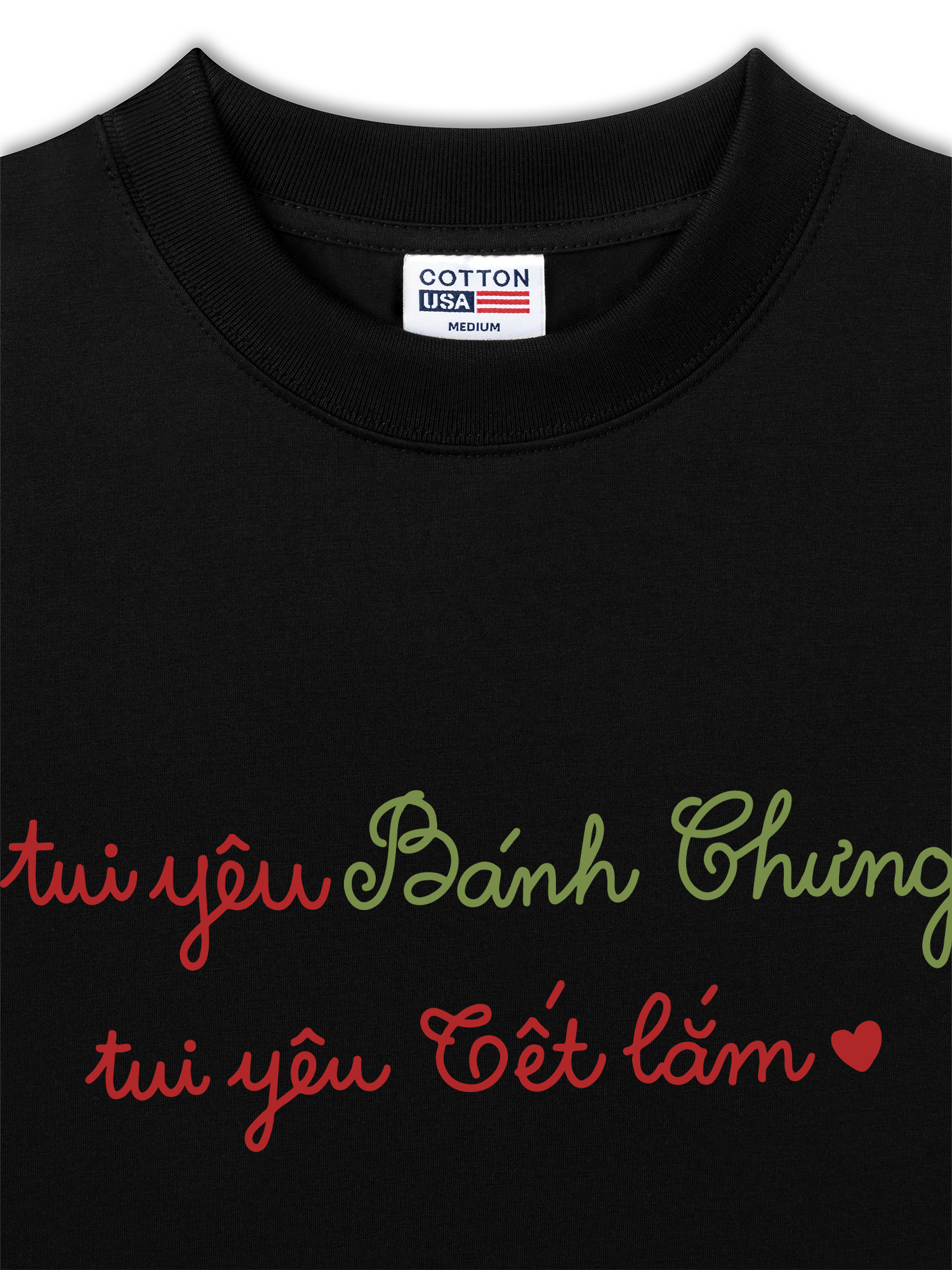 Áo Thun Relaxed Fit Yêu Bánh Chưng Yêu Tết
