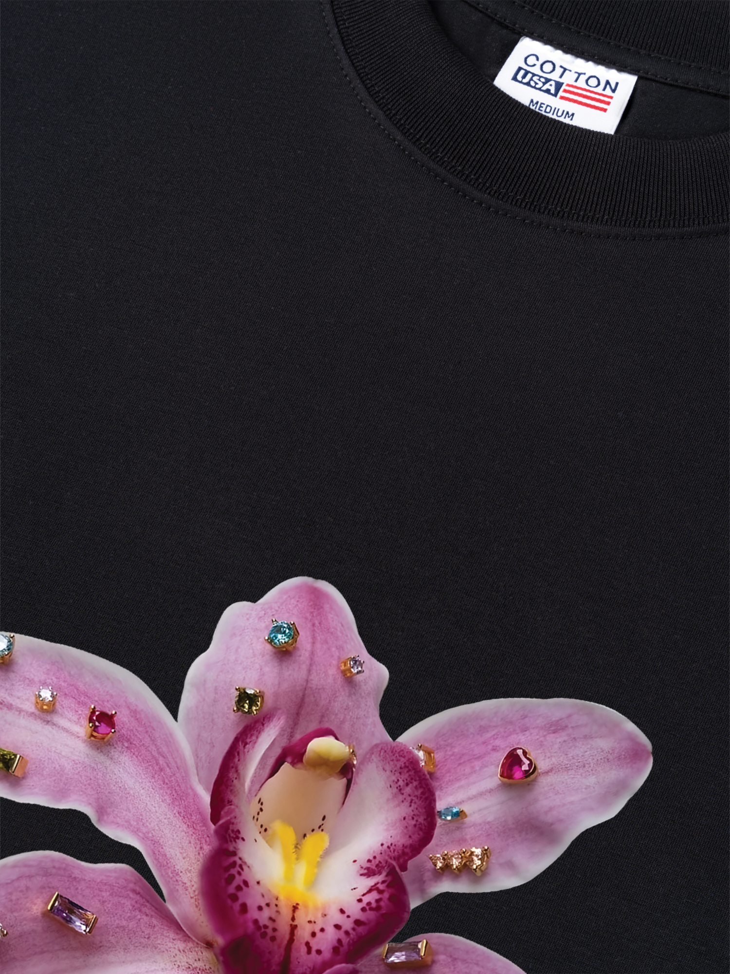 Áo Thun Relaxed Fit Bling Orchid Girl