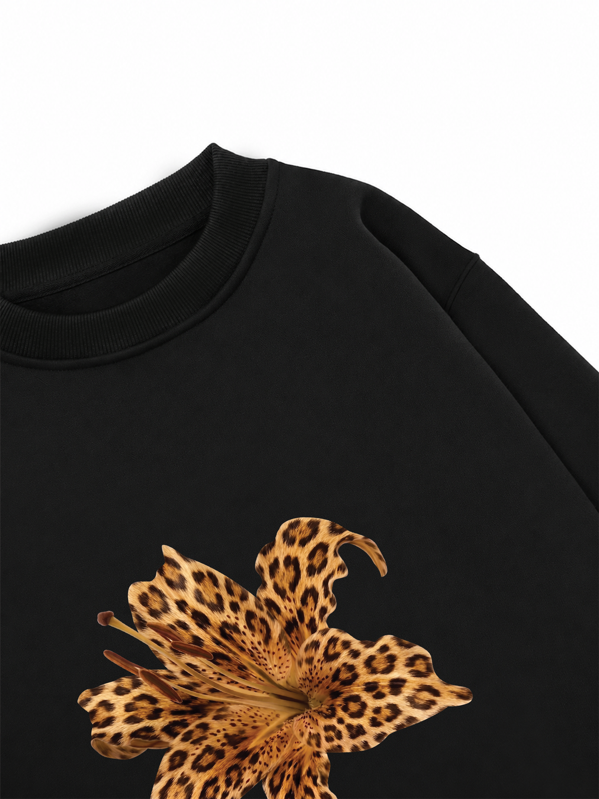 Áo Sweater Nỉ Hai Da Urban Leopard Flower