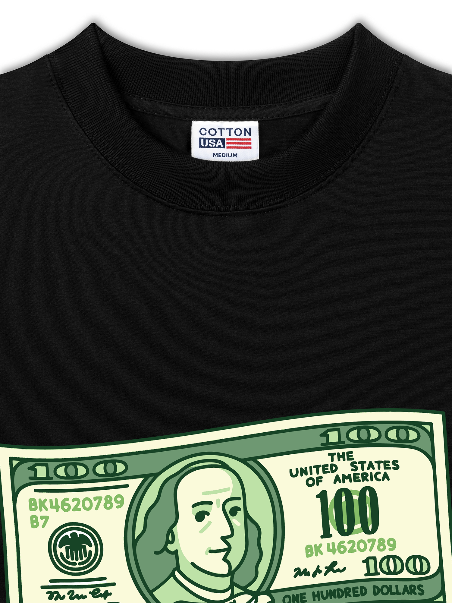 Áo Thun Relaxed Fit Money Cash Rules Everything
