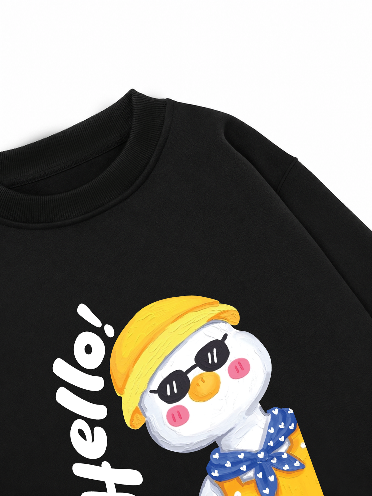 Áo Sweater Nỉ Hai Da Farm Hello Duck