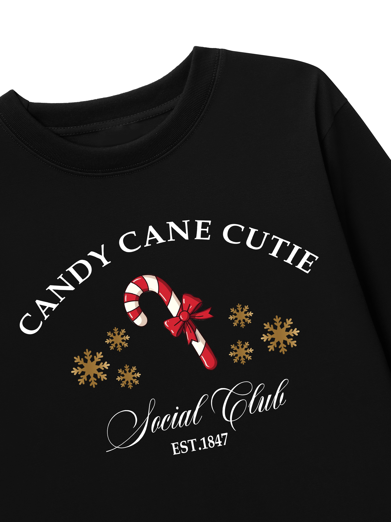 Áo Thun Dài Tay Candy Cane Cutie