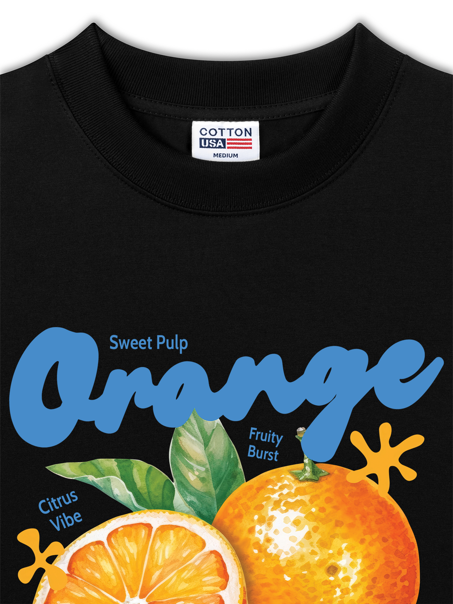Áo Thun Relaxed Fit Orange Lunch