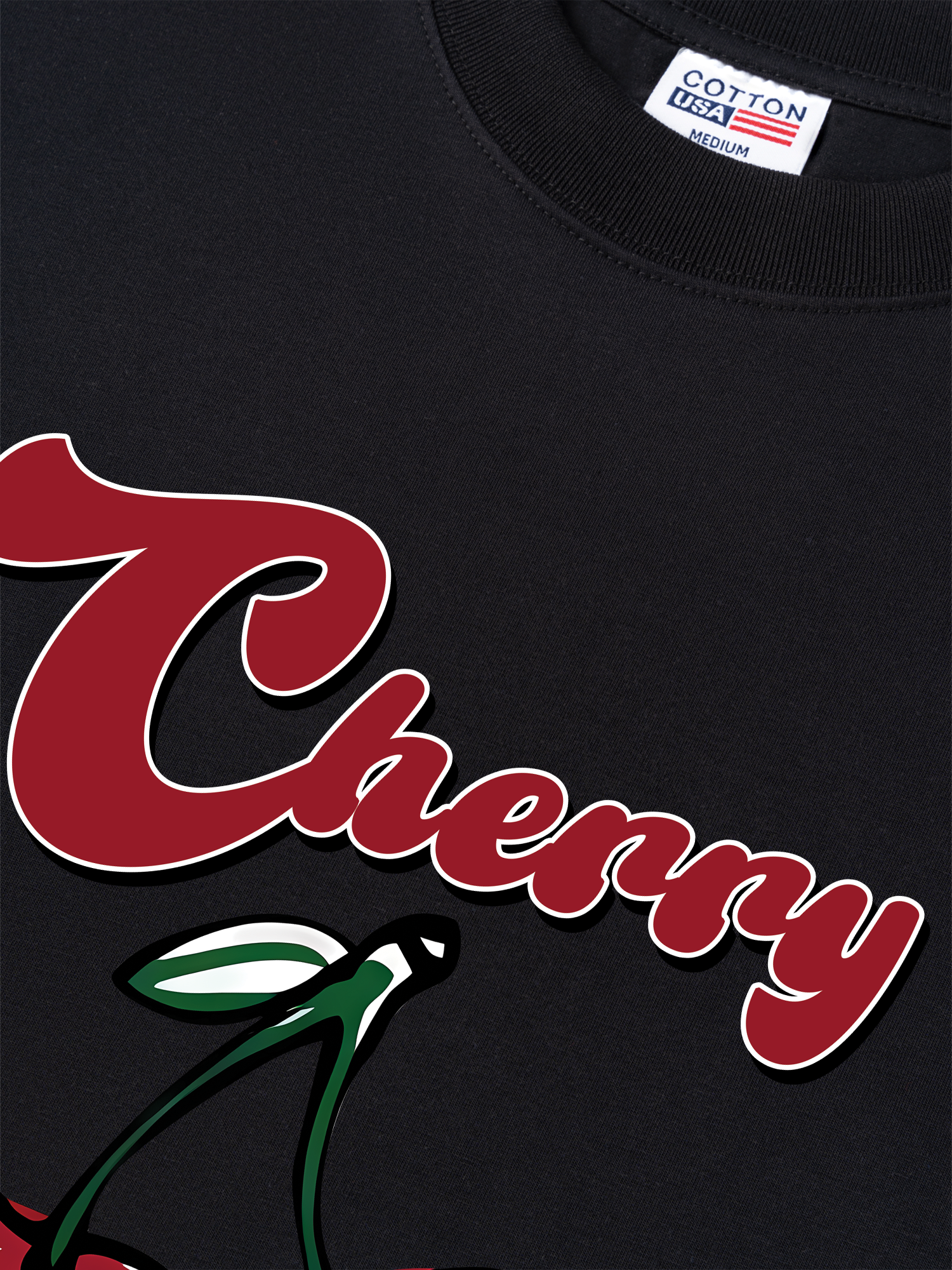 Áo Thun Relaxed Fit Cherry Sweet Girl