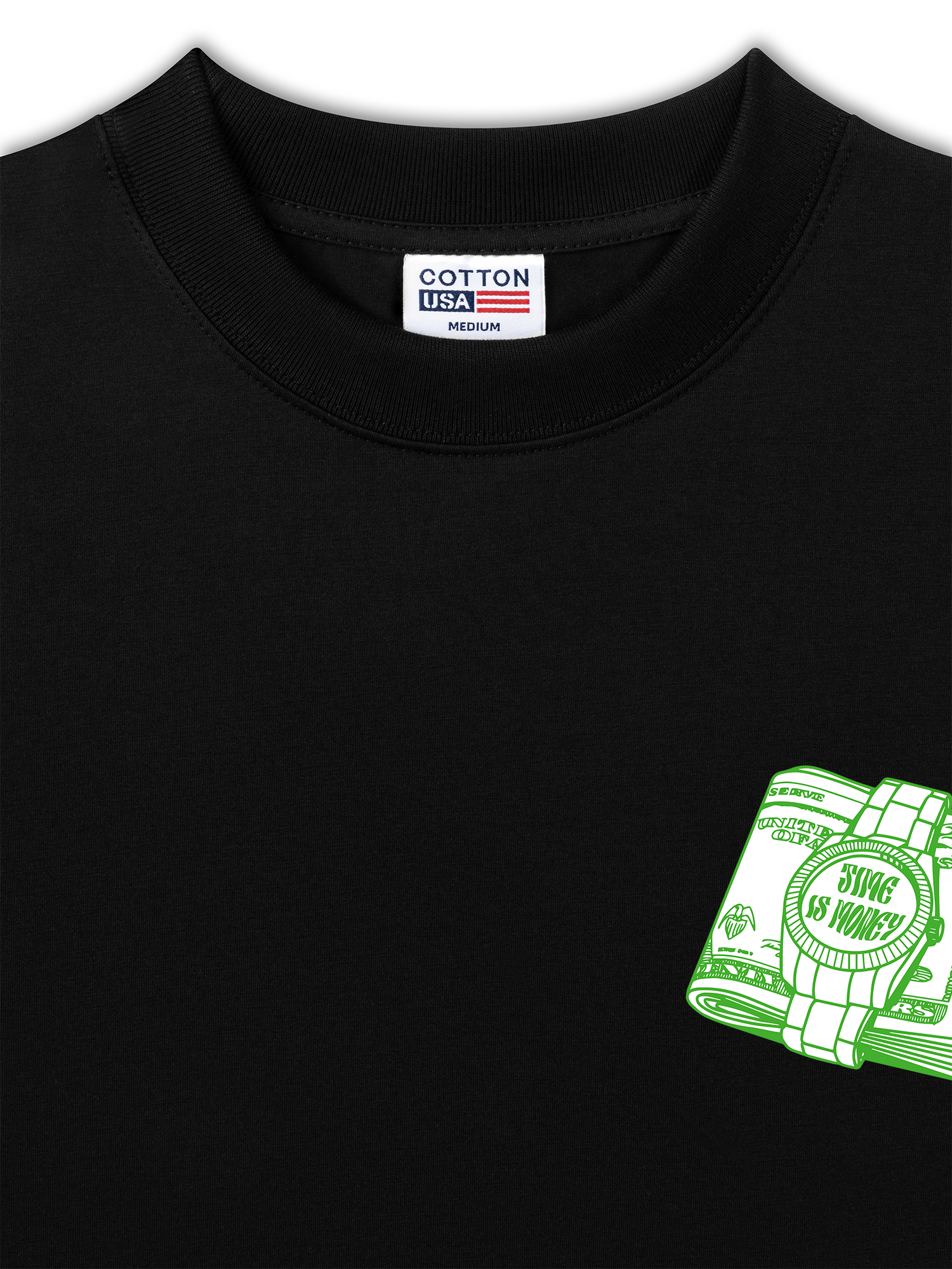 Áo Thun Relaxed Fit Money Is Time