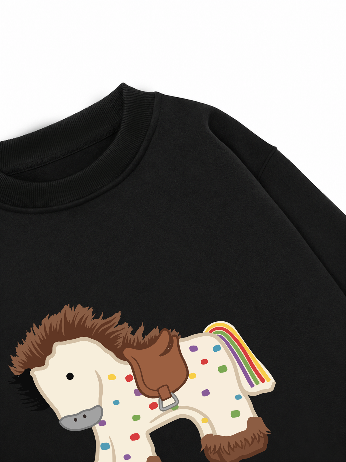 Áo Sweater Nỉ Hai Da Dotty Mood Rainbow Tail Pony