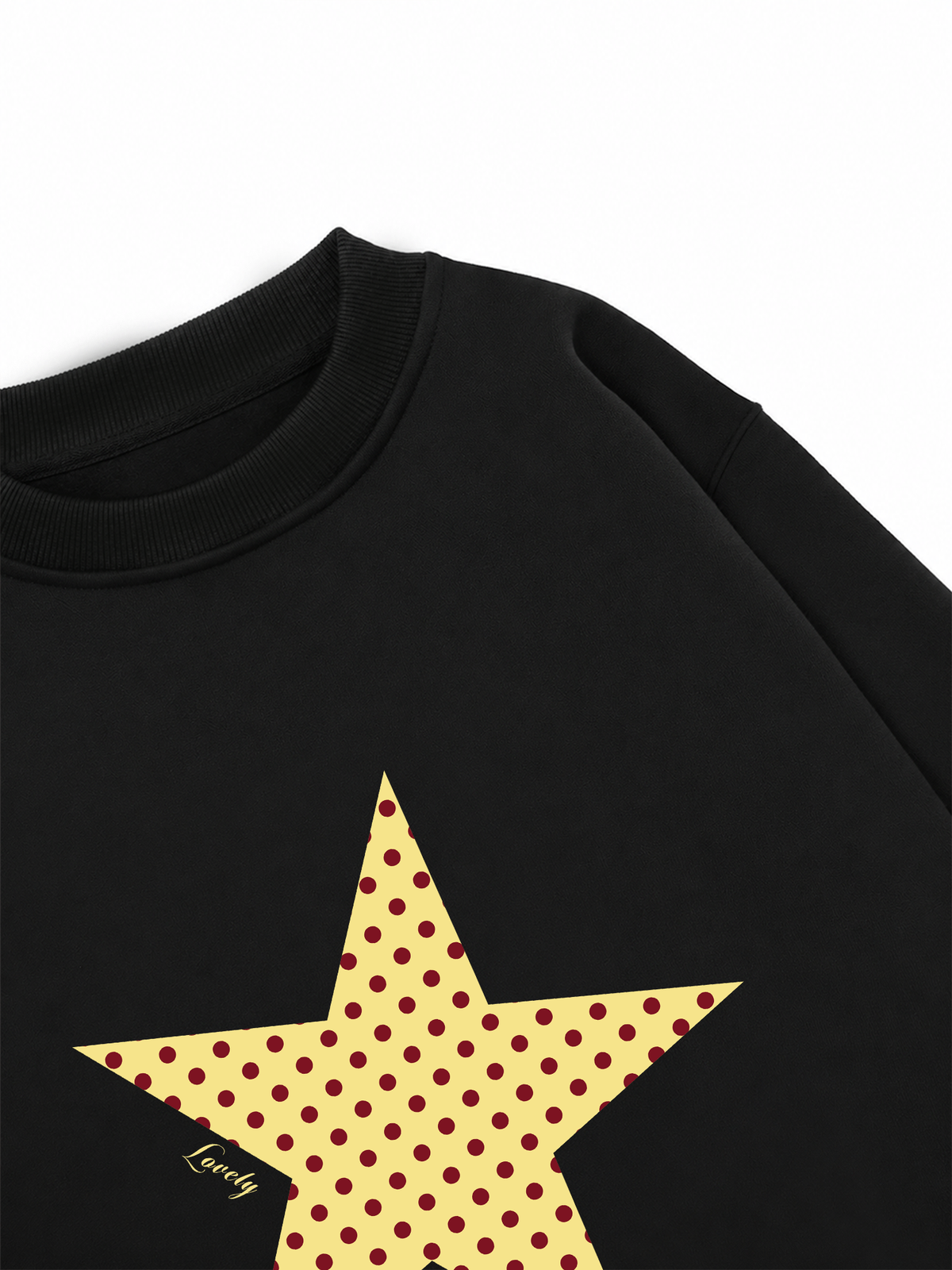 Áo Sweater Nỉ Hai Da Dotty Mood Polka Dot Star