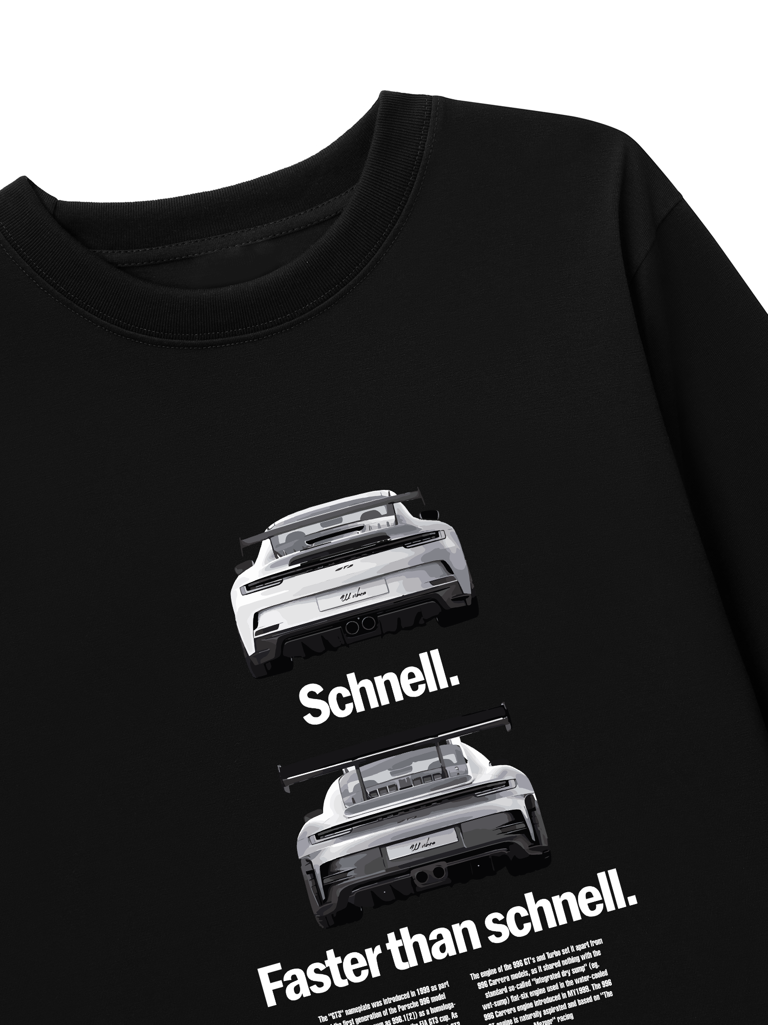 Áo Thun Dài Tay Porsche Faster Than Schnell