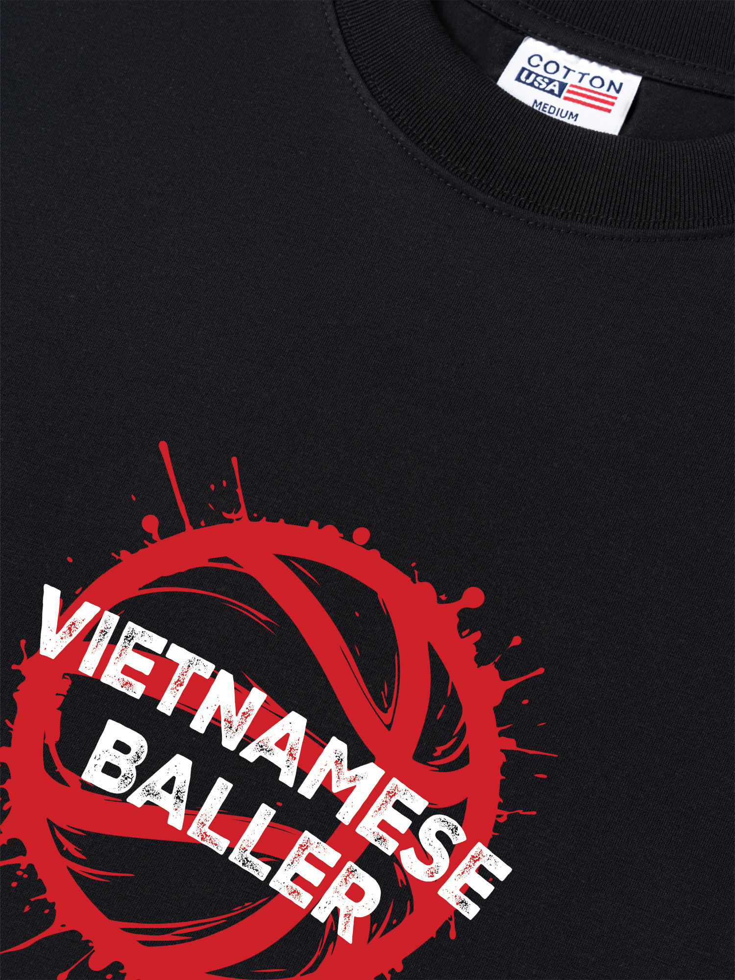 Áo Thun Relaxed Fit Basketball Vietnamese Baller